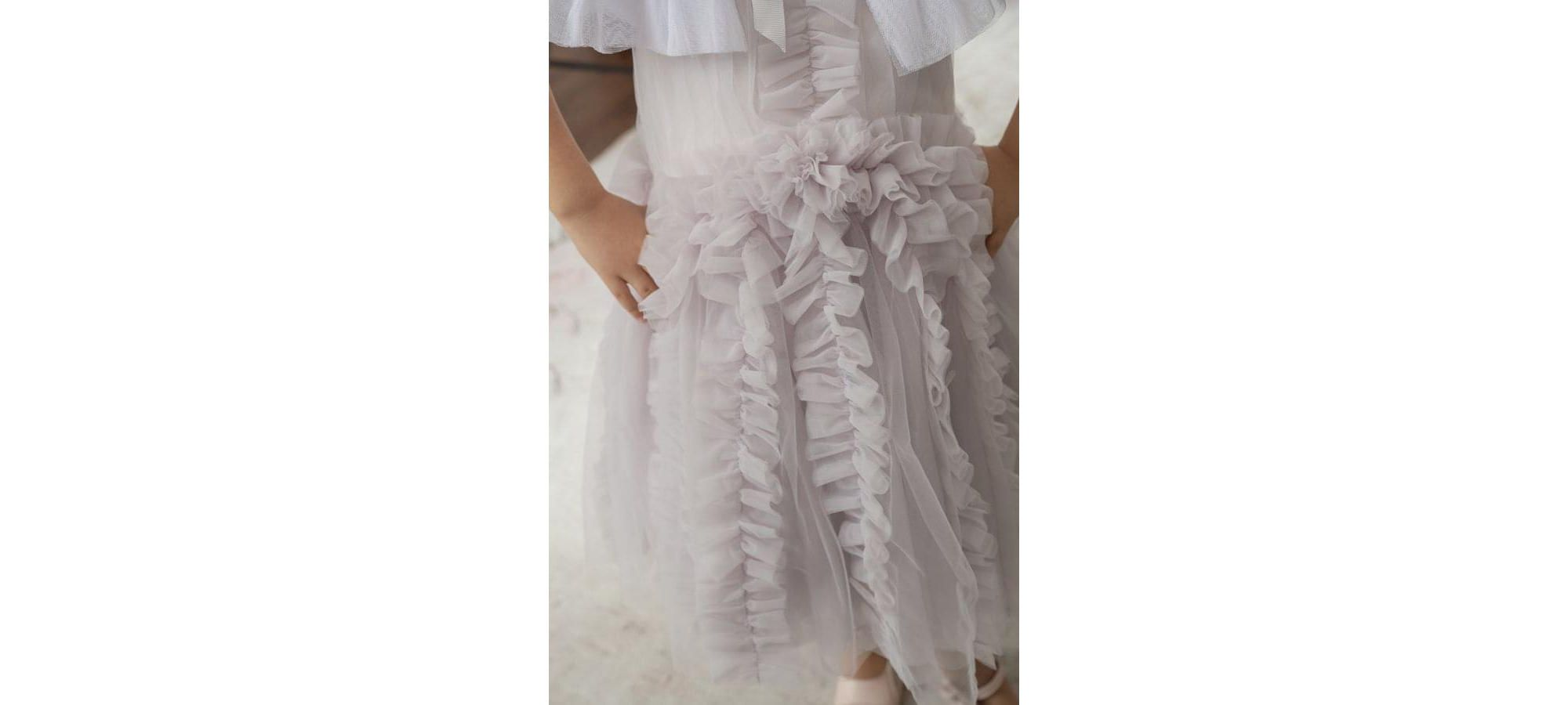 Girls' Ariel Lavender Tulle Dress - Baby, Little Kid, Big Kid — Image 6