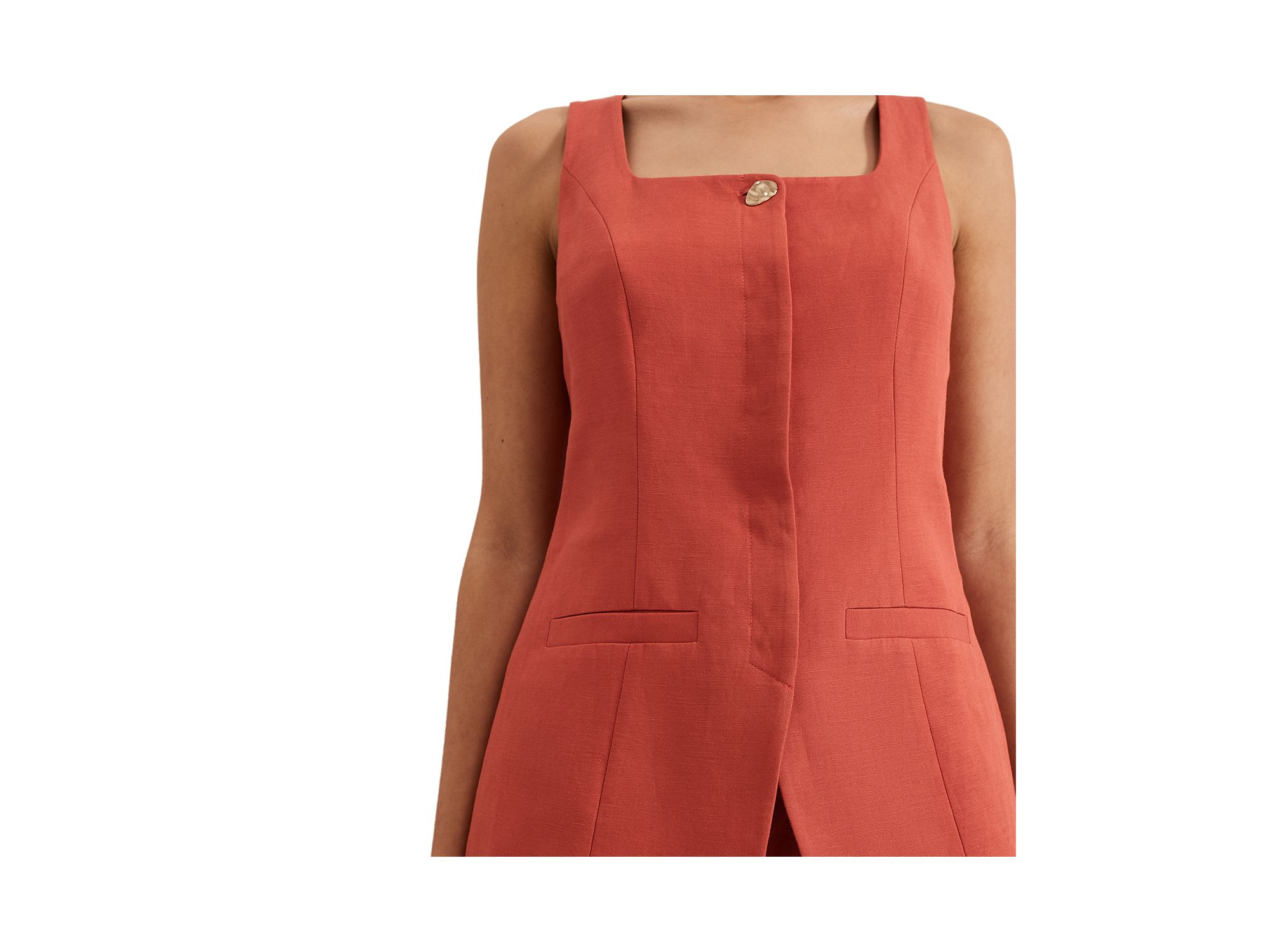 Lottie Square Neck Waistcoat — Image 4