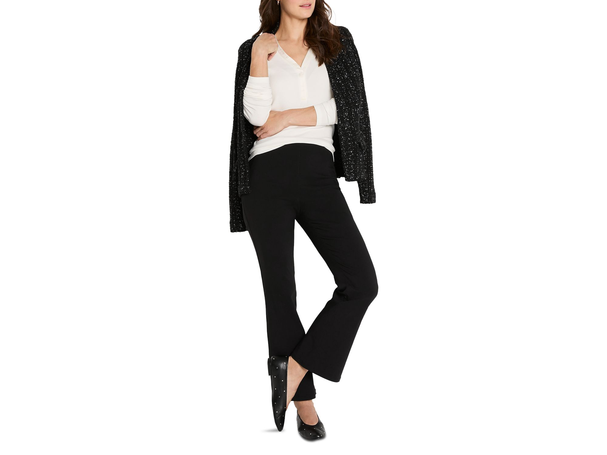 Metallic Grid Knit Jacket — Image 4