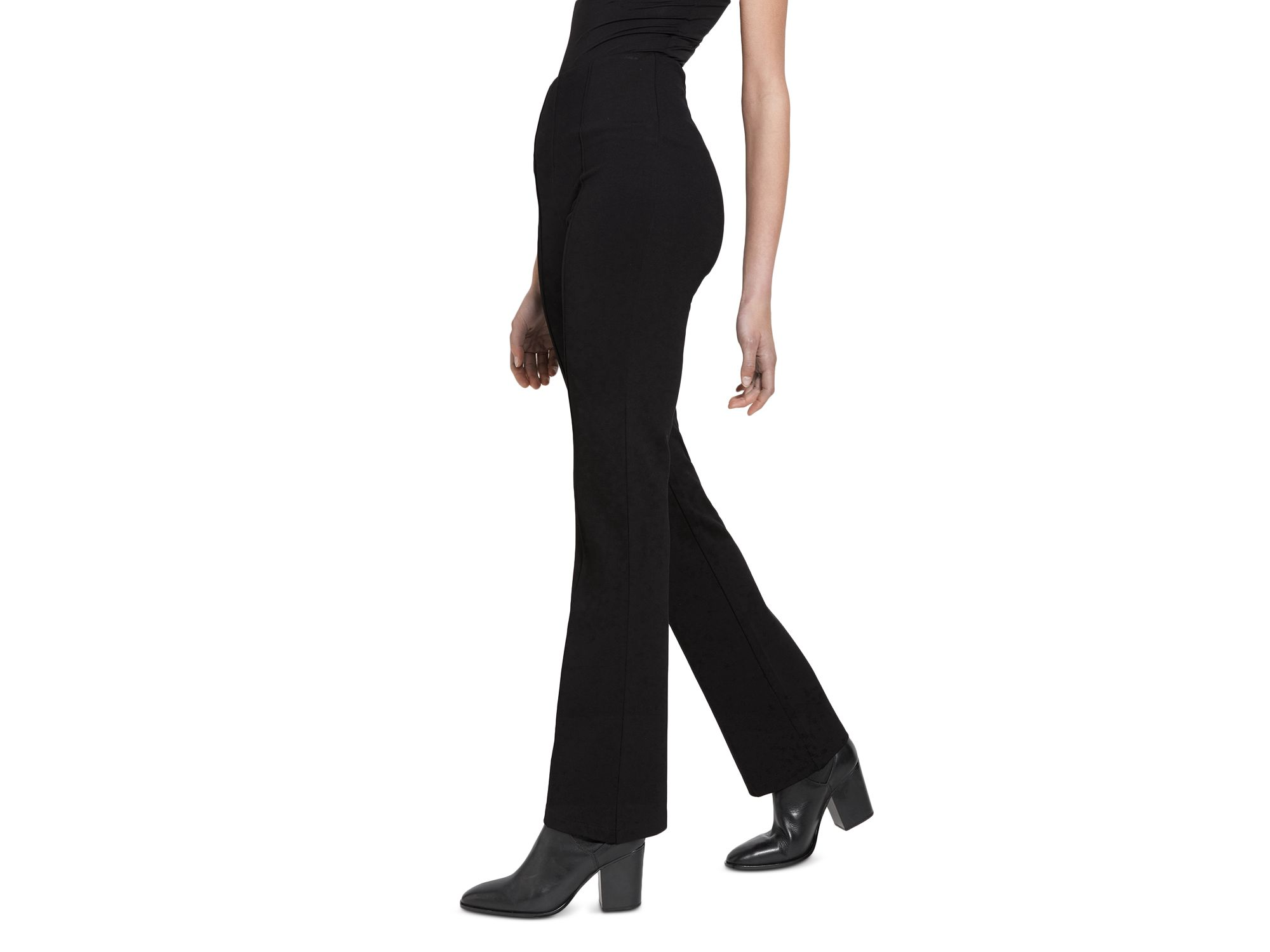 Elysse Wide-Leg Ponte Pants — Image 5