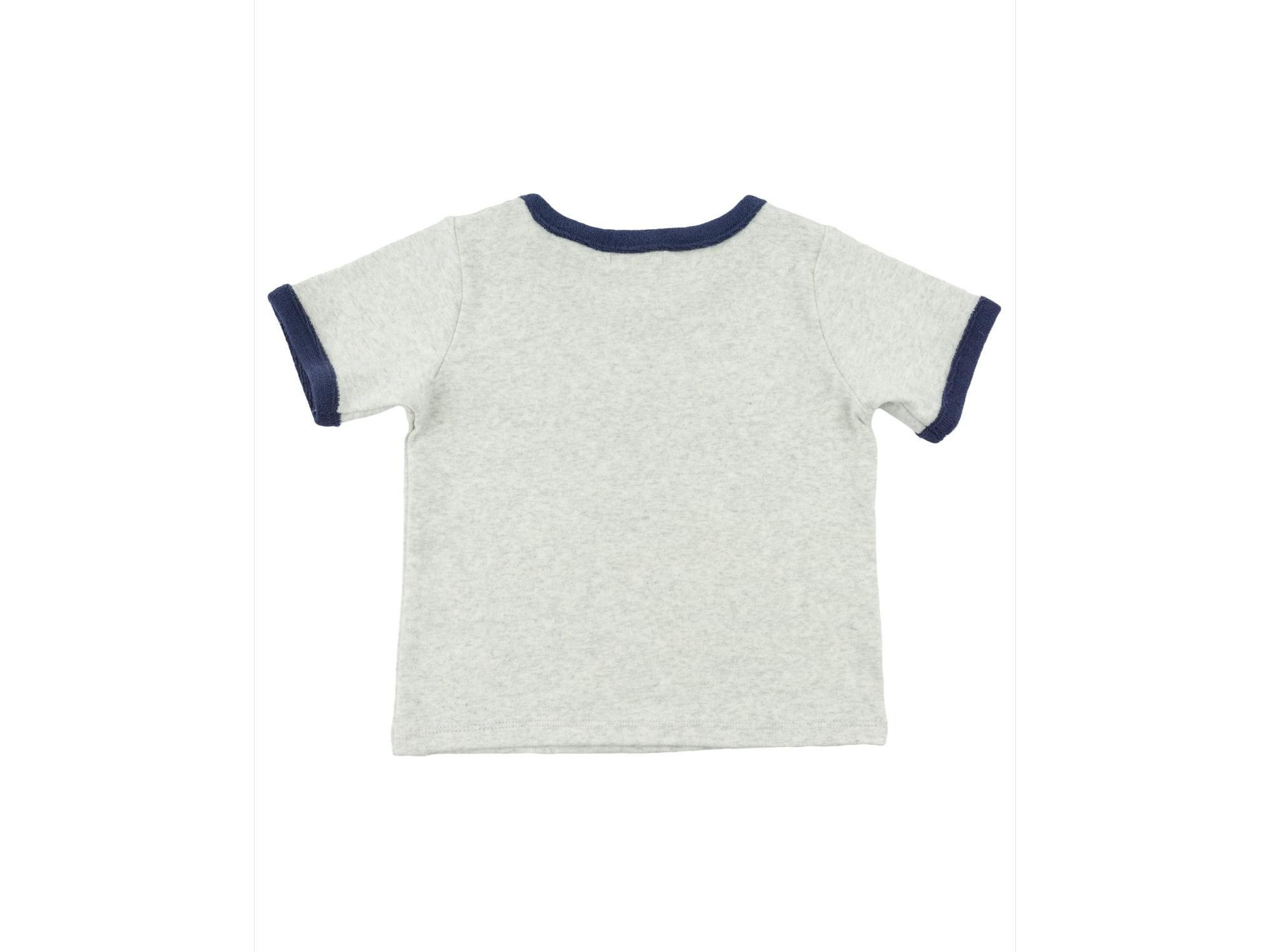 Unisex Billie Slub "Crew" Applique Ringer Tee - Baby — Image 4