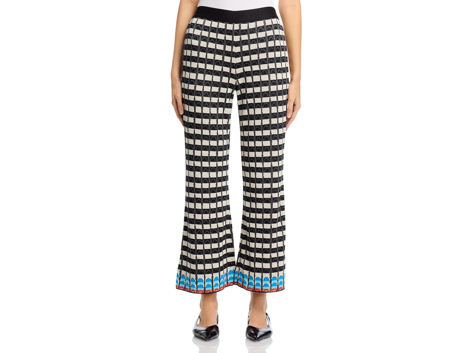 Plaid Knit Pants — Image 5