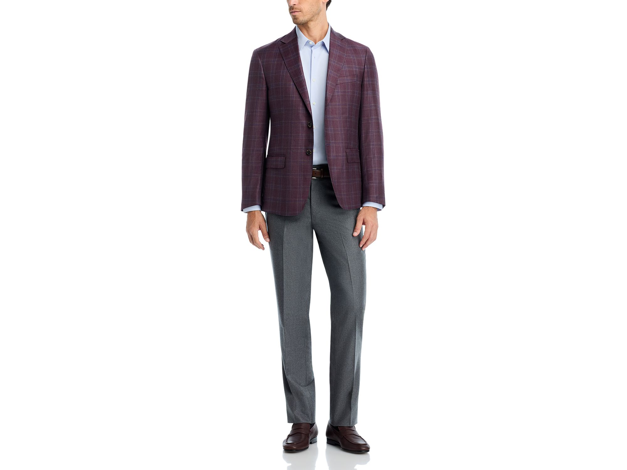 Plaid Regular Fit Sport Coat - Exclusive — Image 6