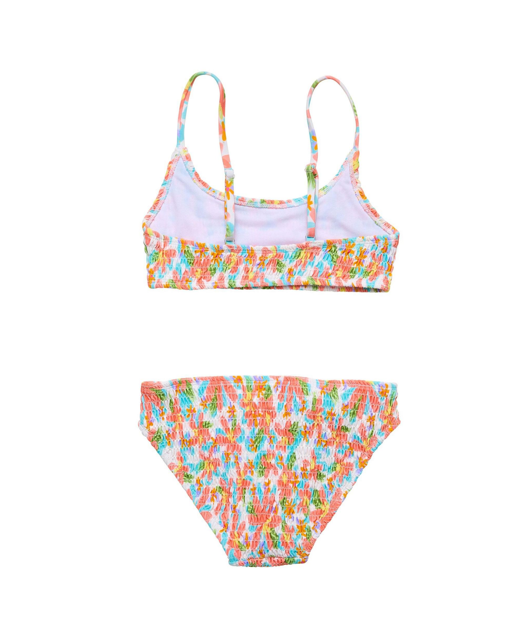 Unisex Hawaiian Luau Sustainable Shirred Bikini — Image 3