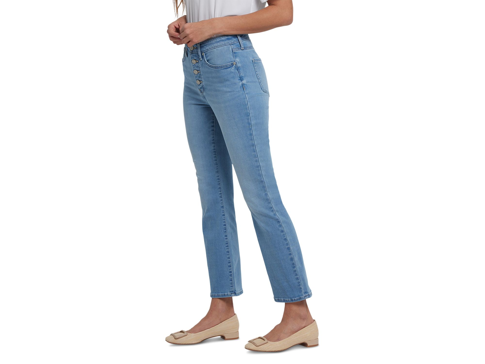 Billie High Rise Mini Bootcut Ankle Jeans in Salamanca — Image 3