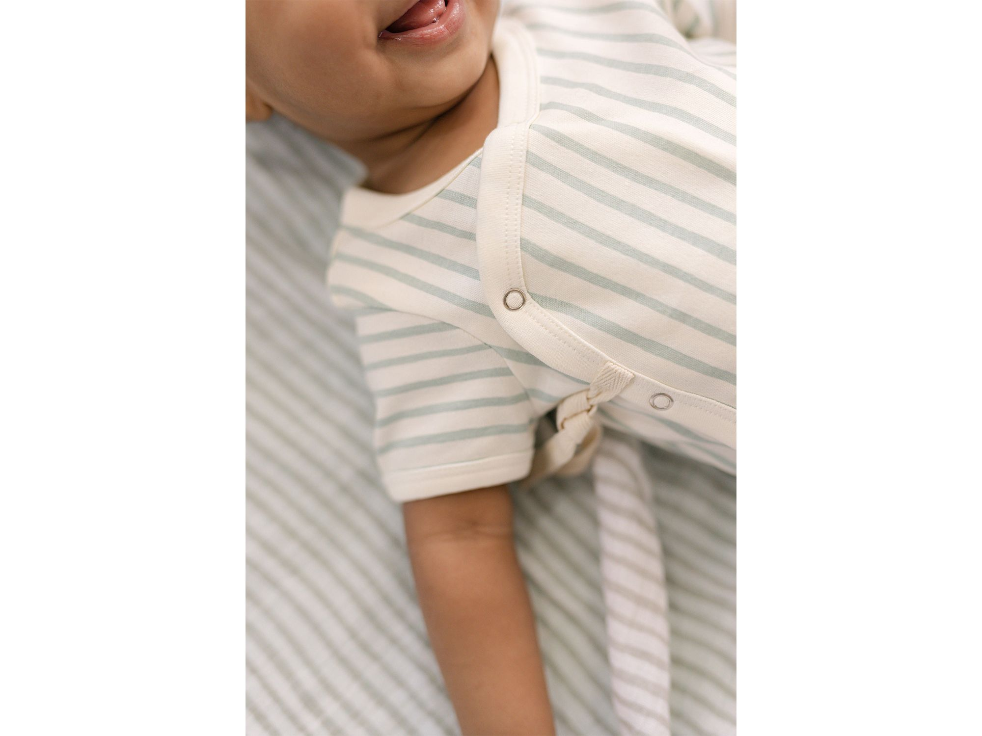Unisex Short Sleeve Kimono One Piece - Baby — Image 3