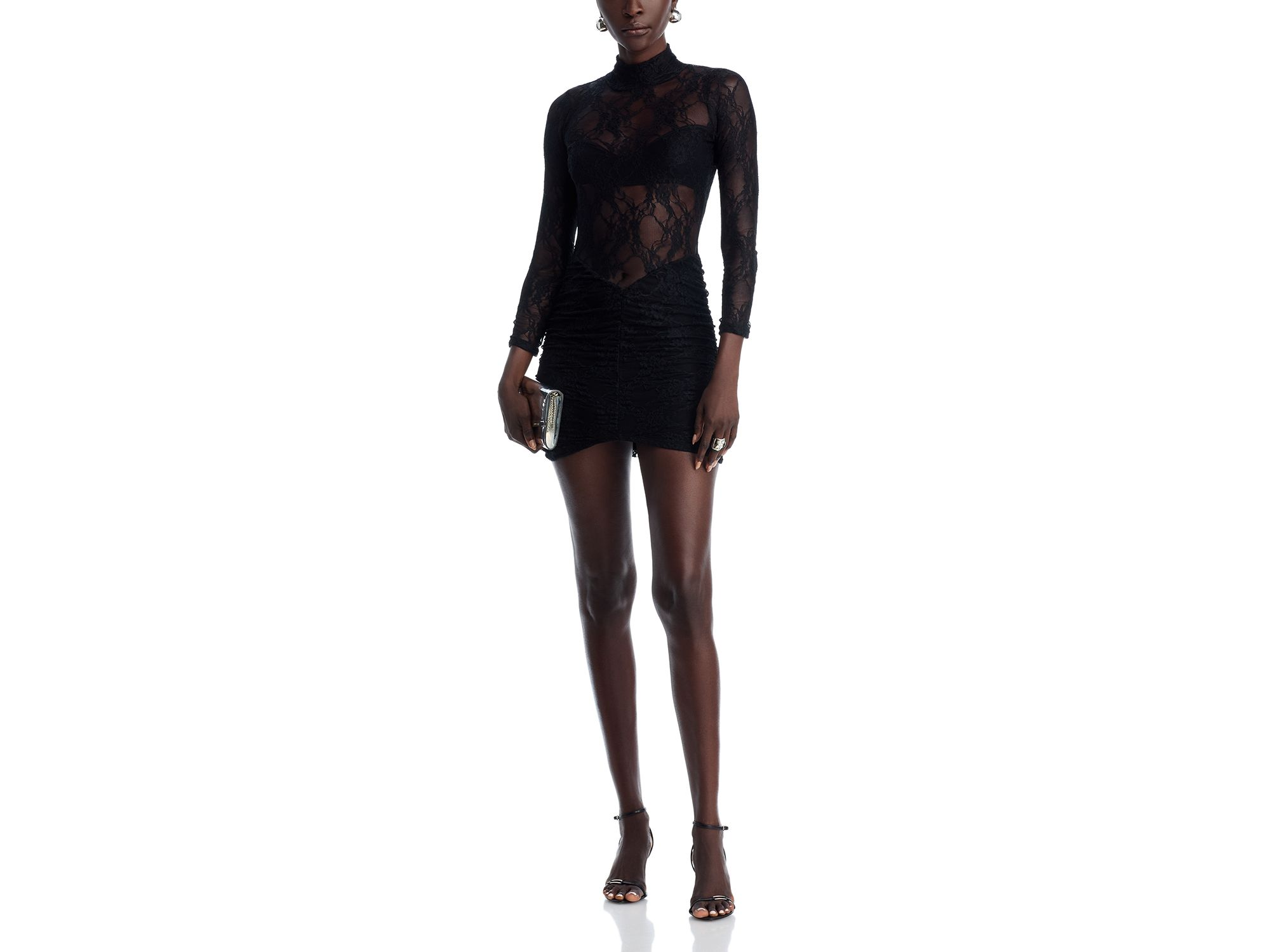 Drop Waist Lace Mini Dress — Image 5
