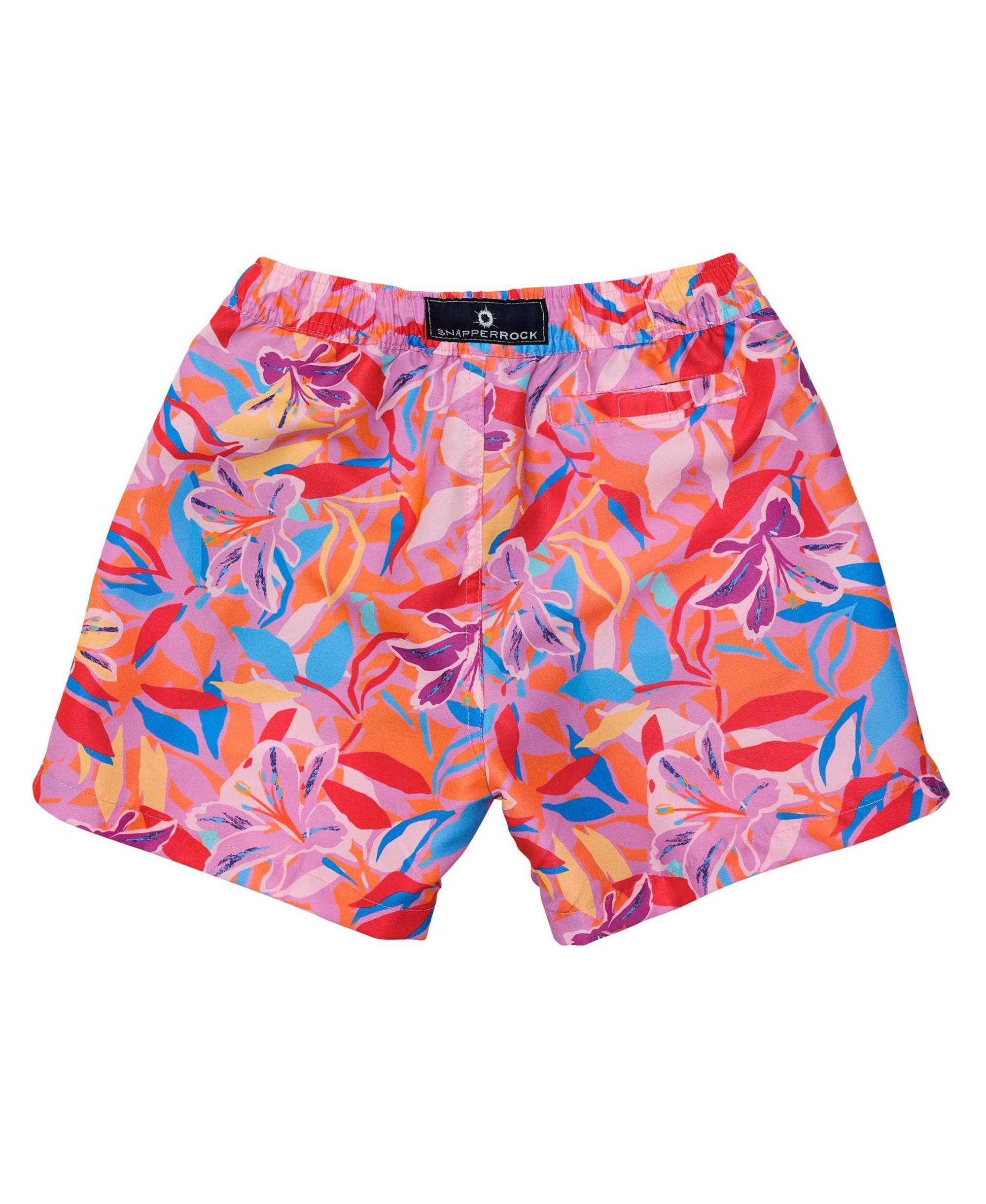 Blooming Sunset Sustainable Swim Short - Big Kid — Image 4