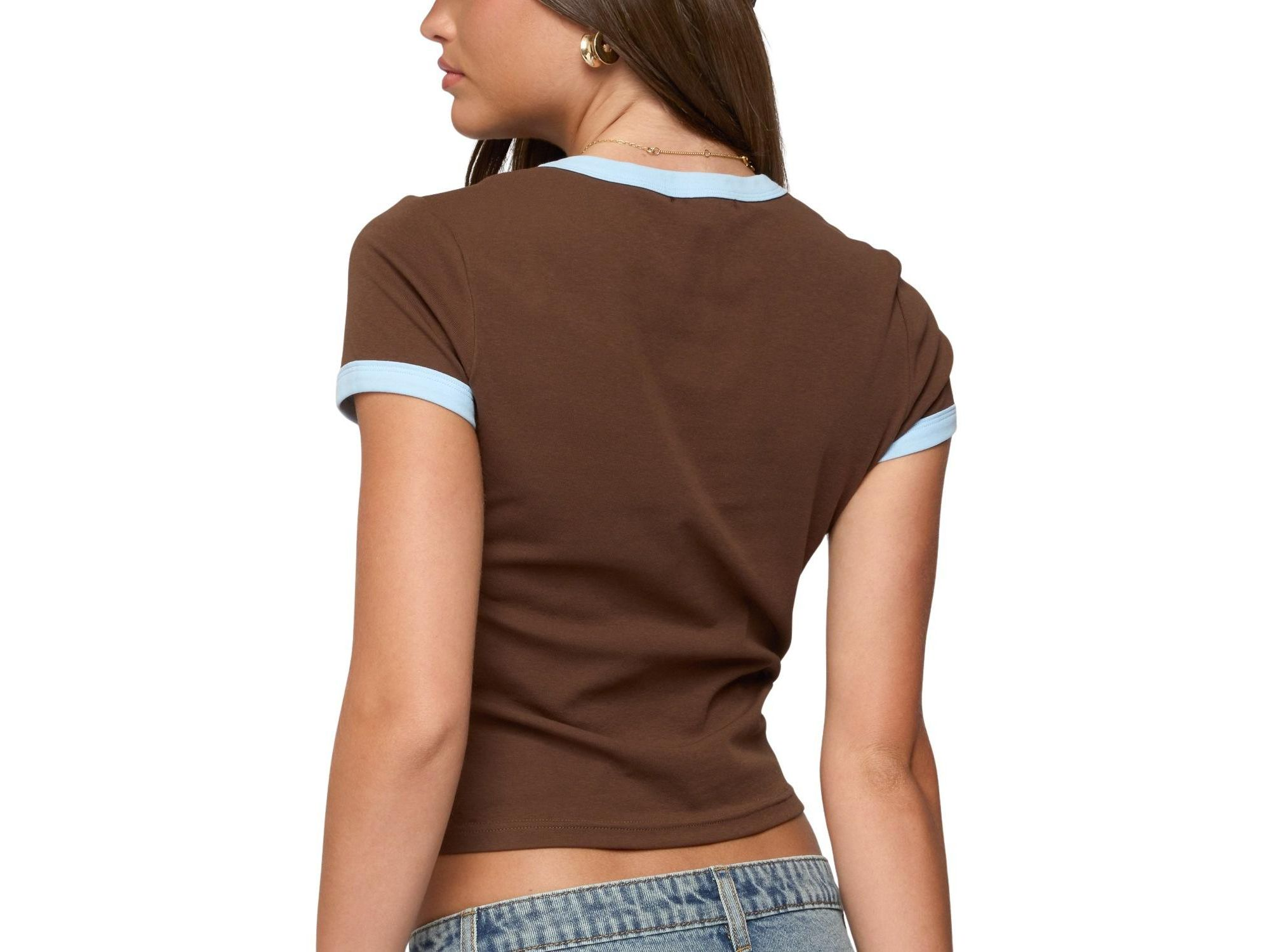 Zeke Contrast T Shirt — Image 3