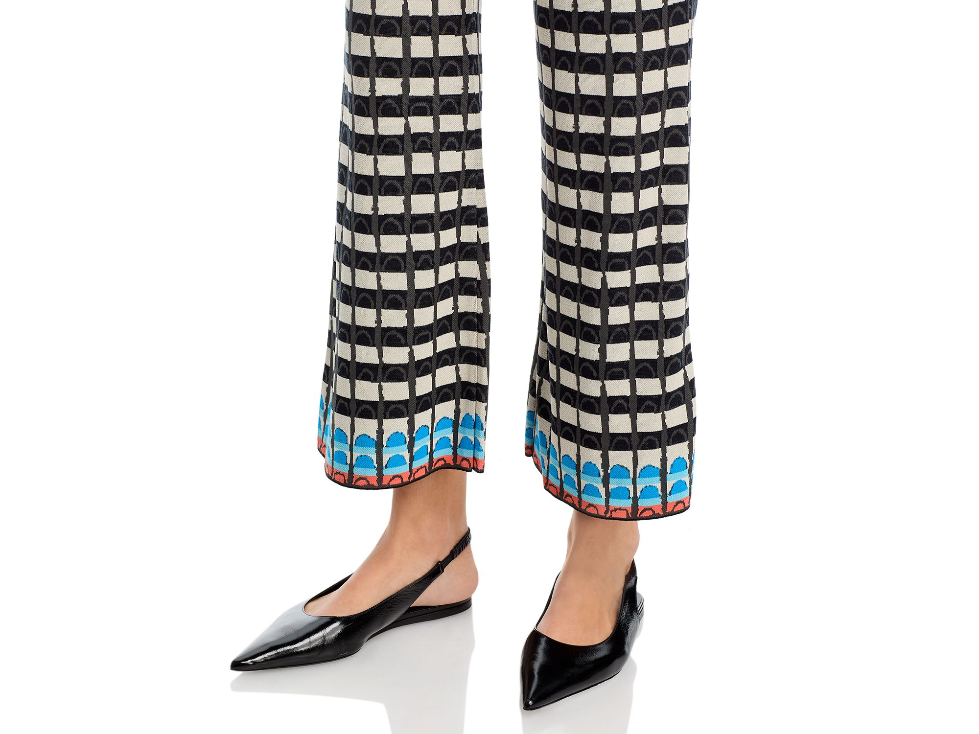 Plaid Knit Pants — Image 3
