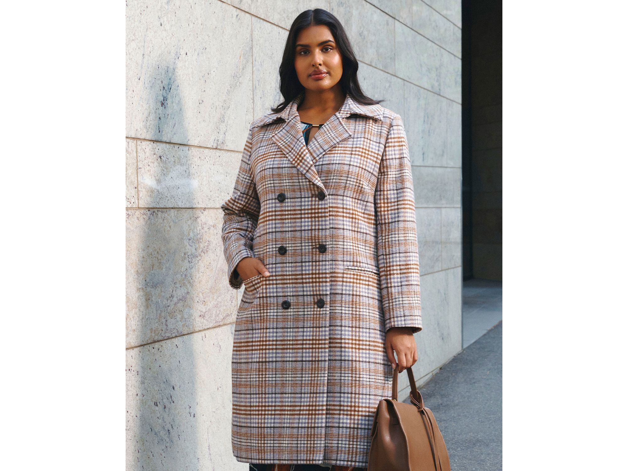 Frostfall Plaid Coat — Image 3