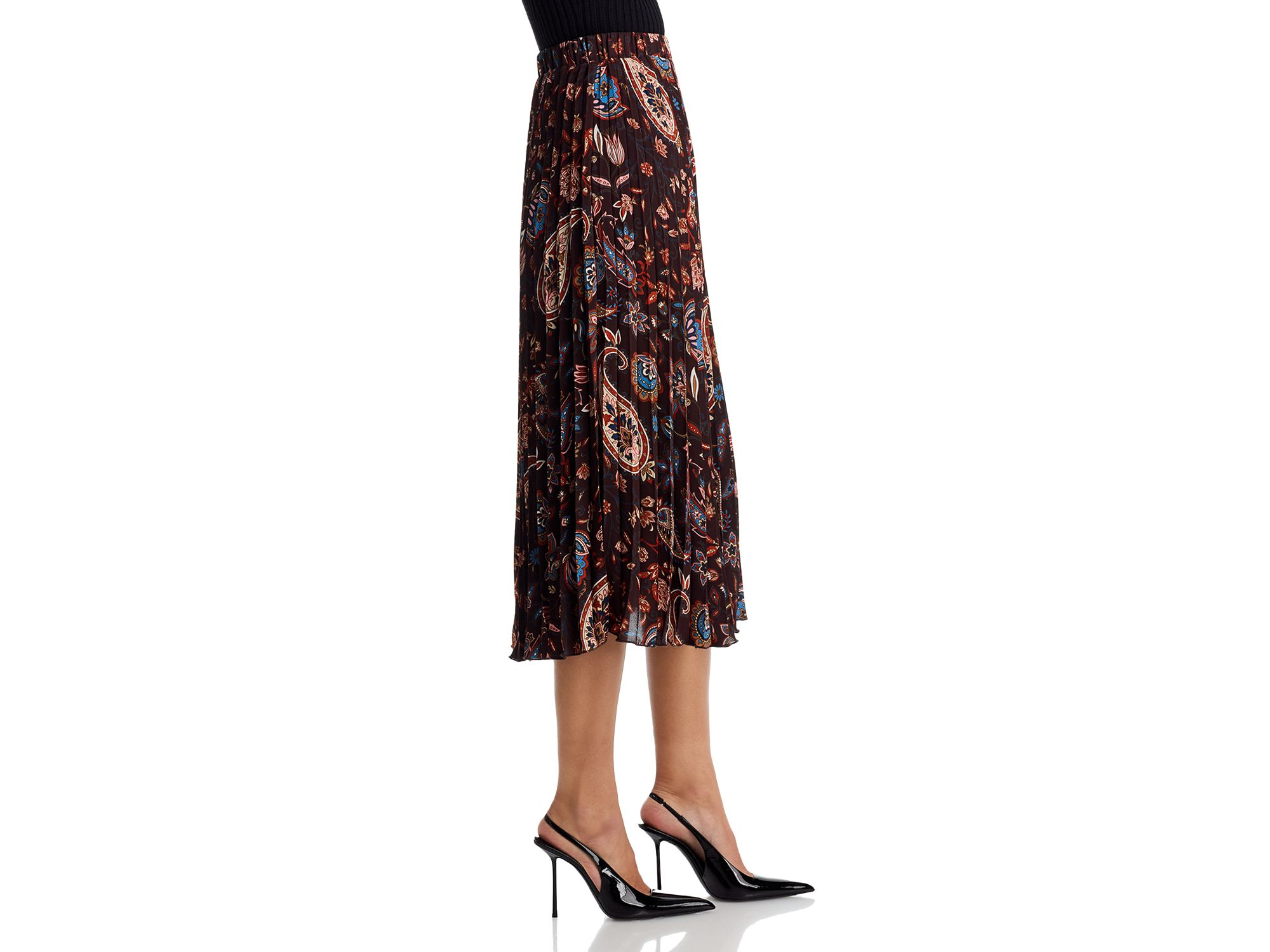 Pleated Midi Skirt — Image 6