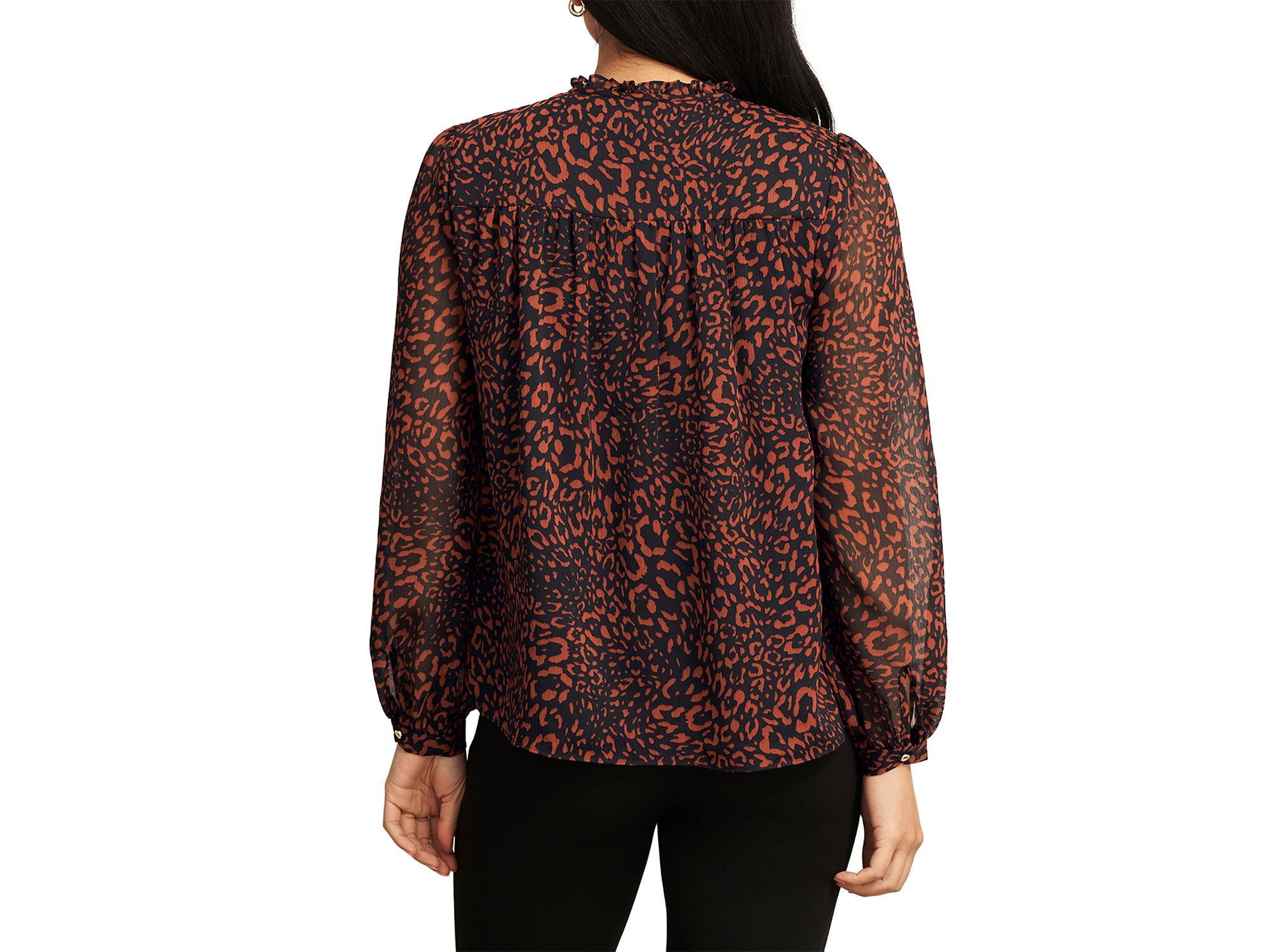 Carolina Ruffled Neck Blouse — Image 4