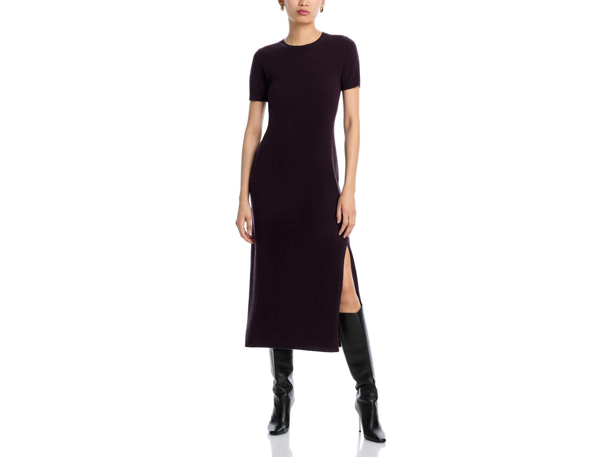 100% Cashmere Midi Dress - Exclusive — Image 4