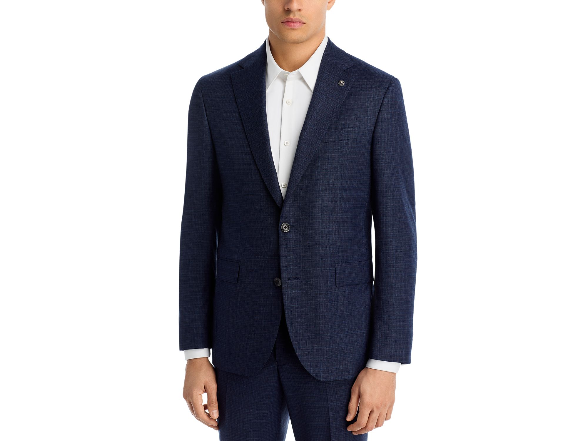 Esprit Regular Fit Screenwave Suit — Image 4