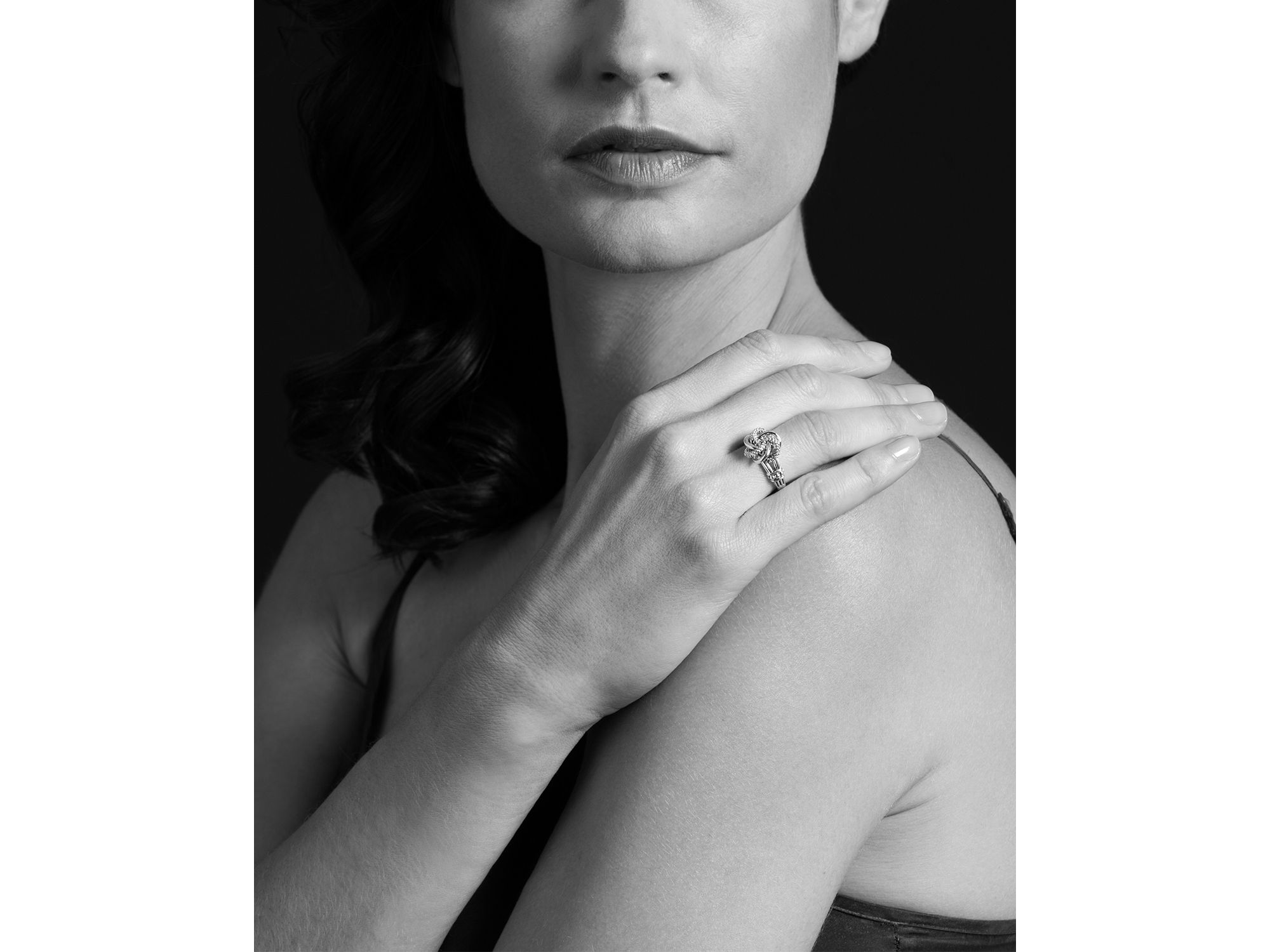 Sterling Love Knot Ring — Image 3