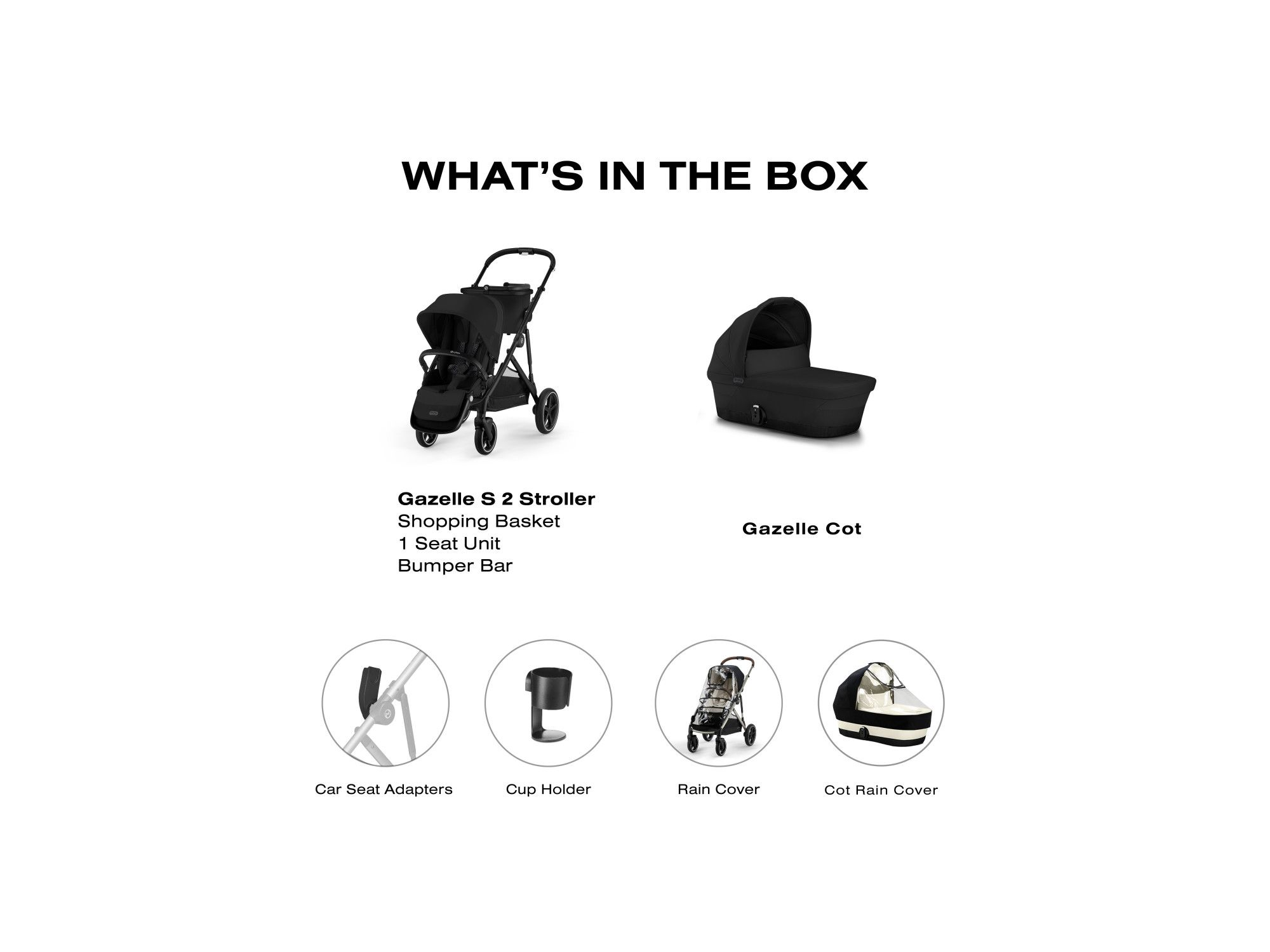 Gazelle S Stroller & Cot — Image 9