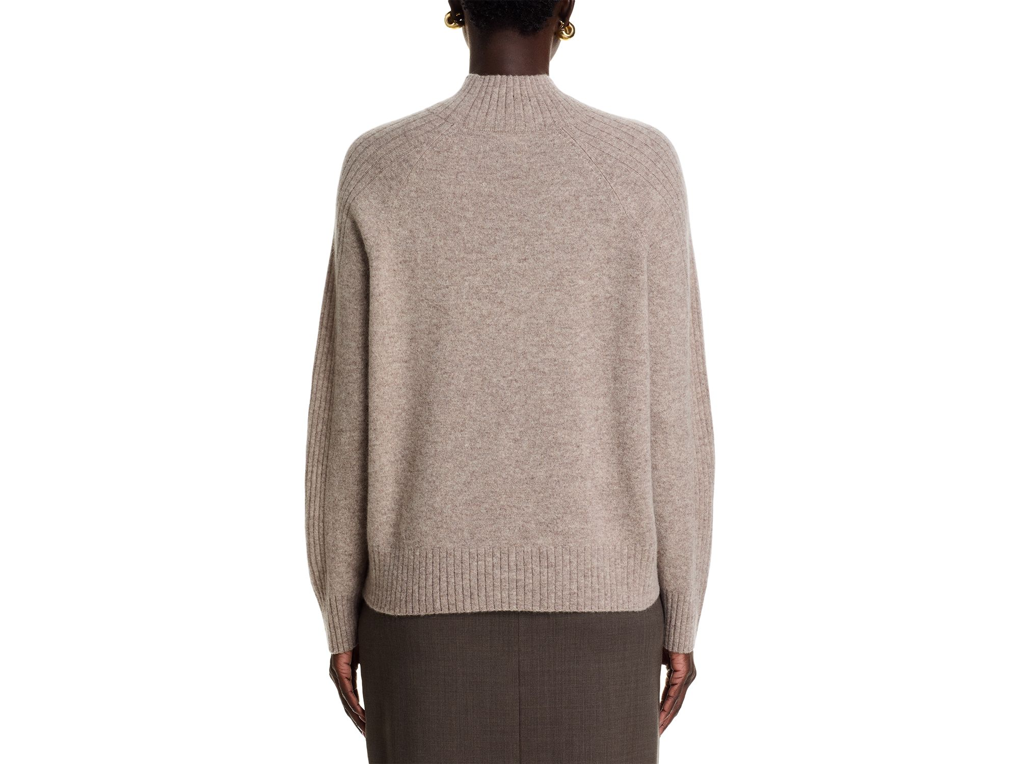 100% Cashmere Mock Neck Sweater - Exclusive — Image 6