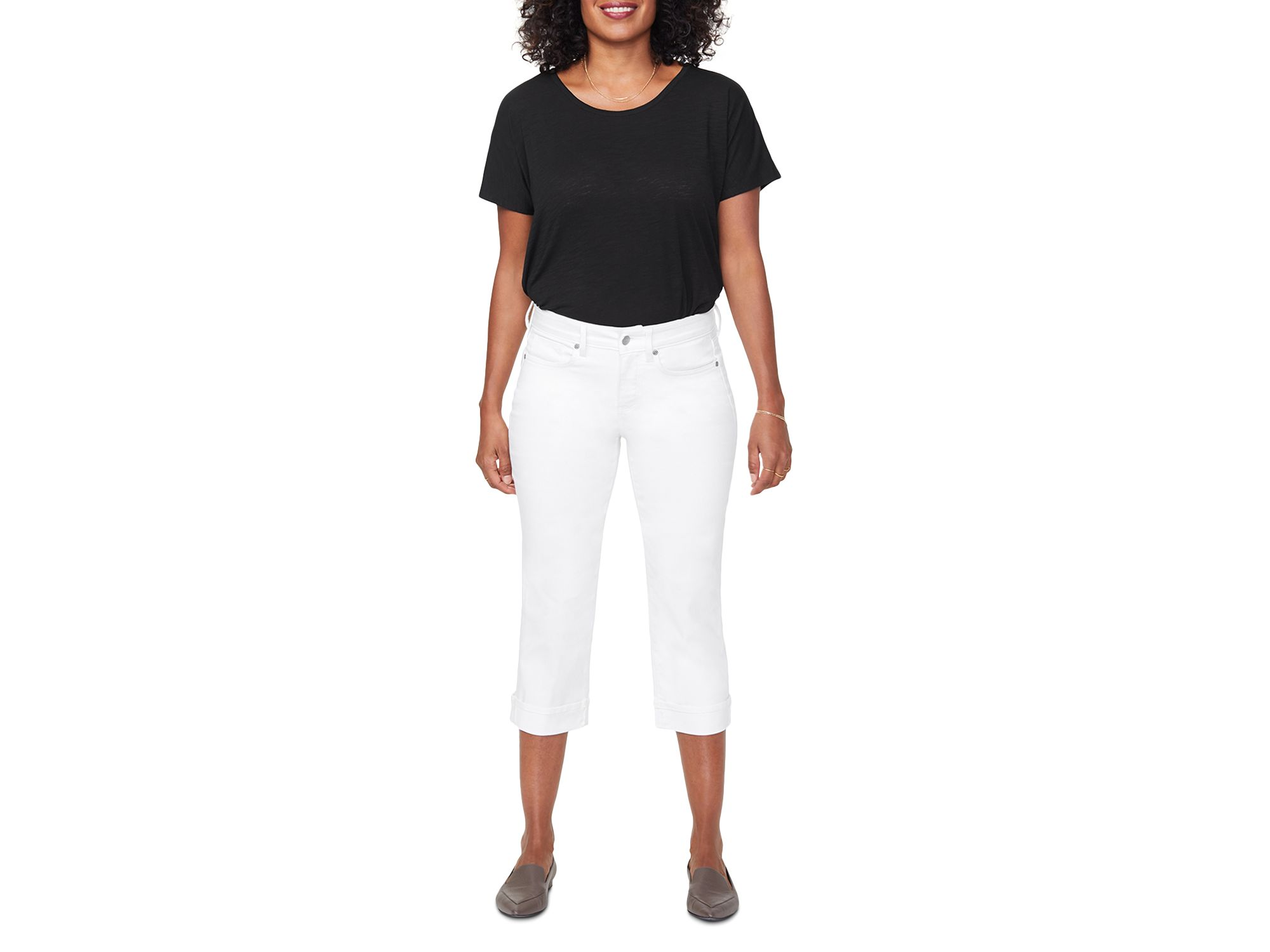 Marilyn High Rise Crop Straight Jeans — Image 3