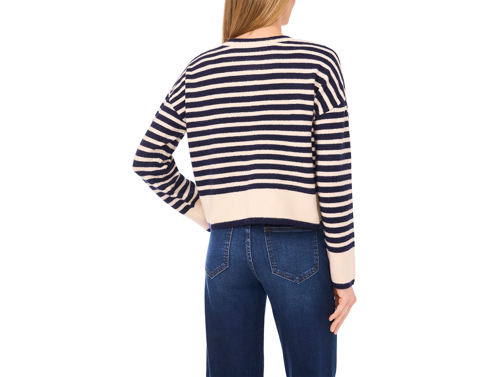 Stripe Cardigan Sweater — Image 4