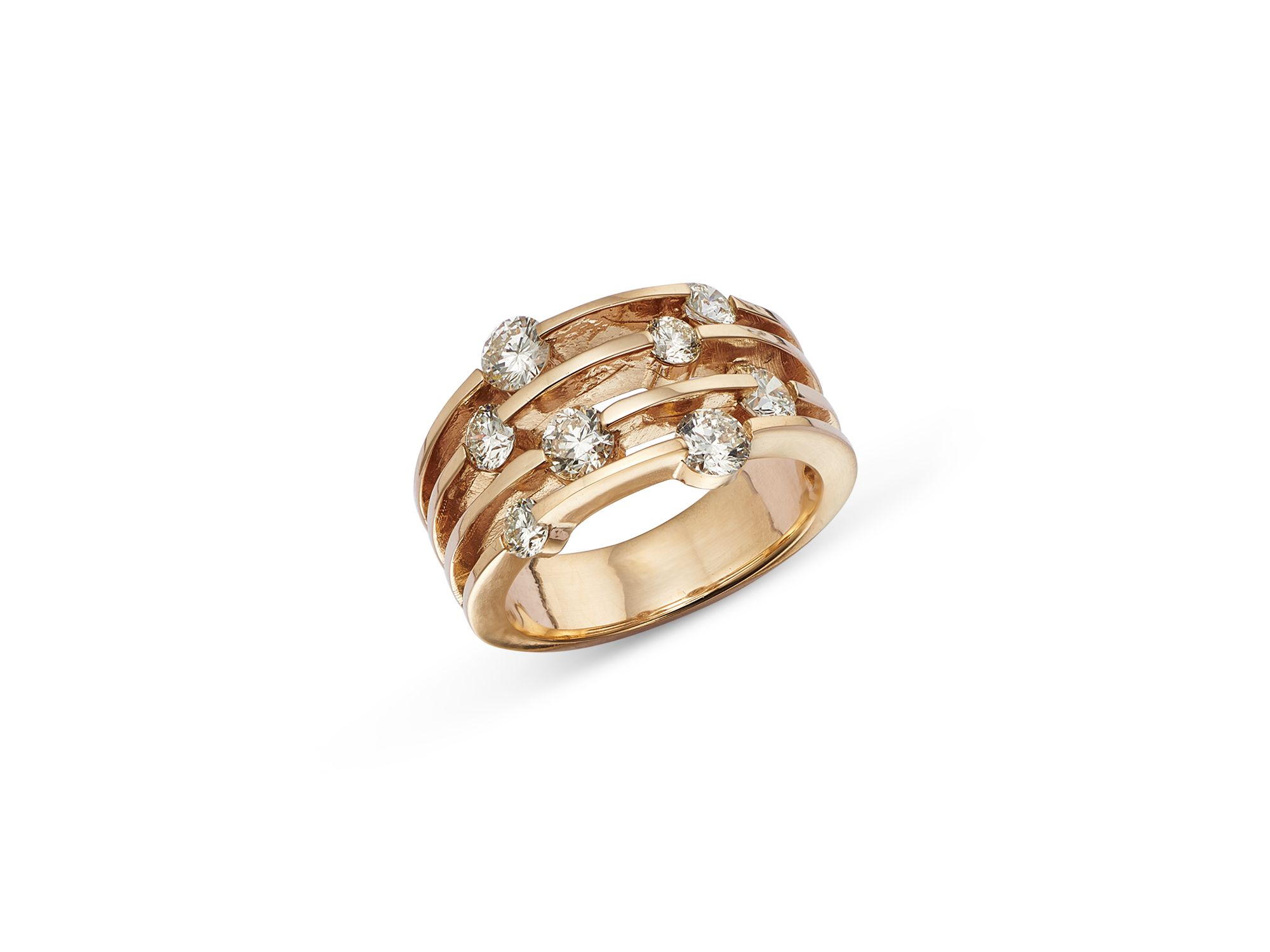 Diamond Band in 14K Yellow Gold, 1.50 tcw — Image 4