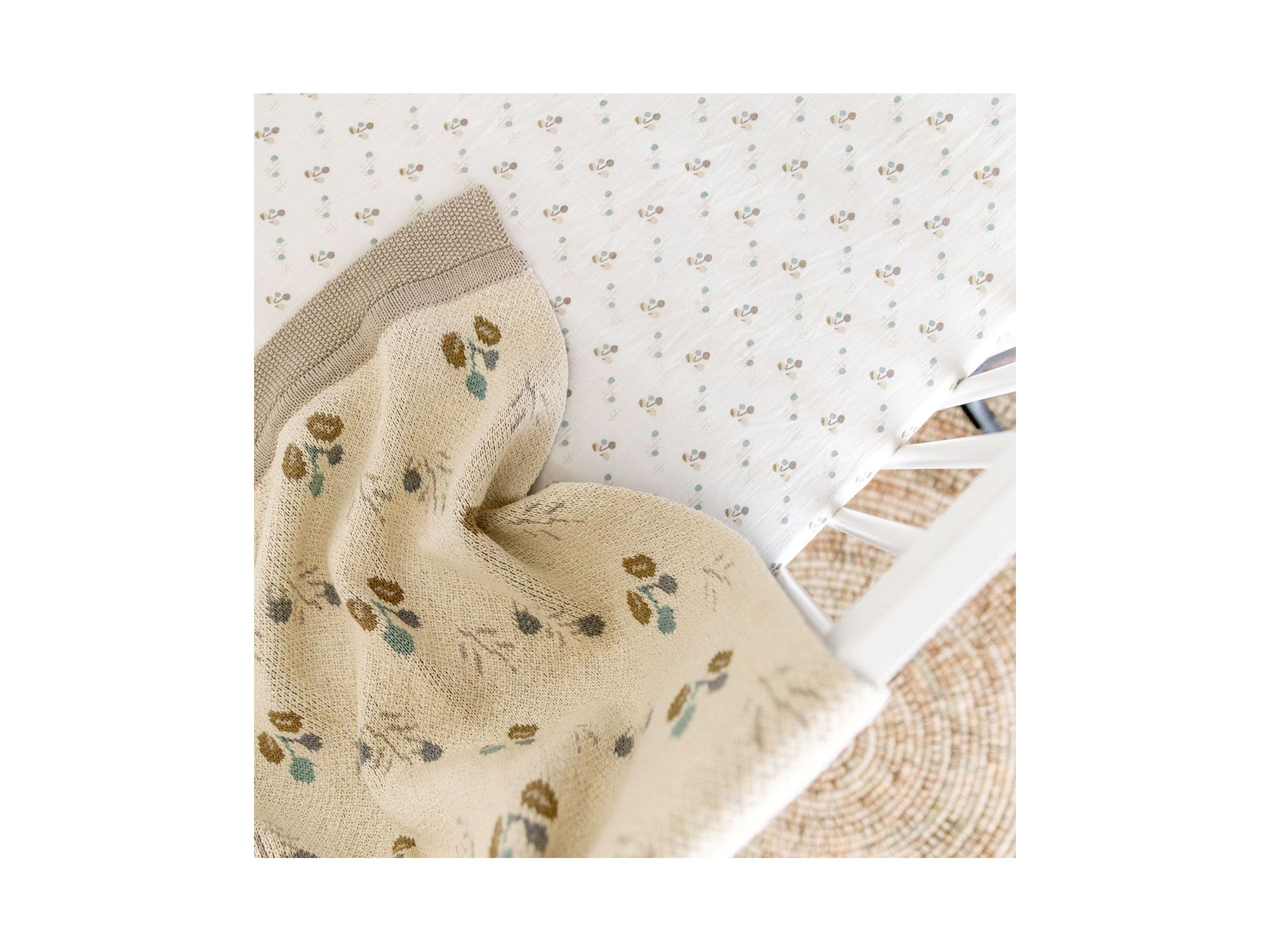 Avery Poppy Reversible Baby Blanket - Ages 0-36 Months — Image 4