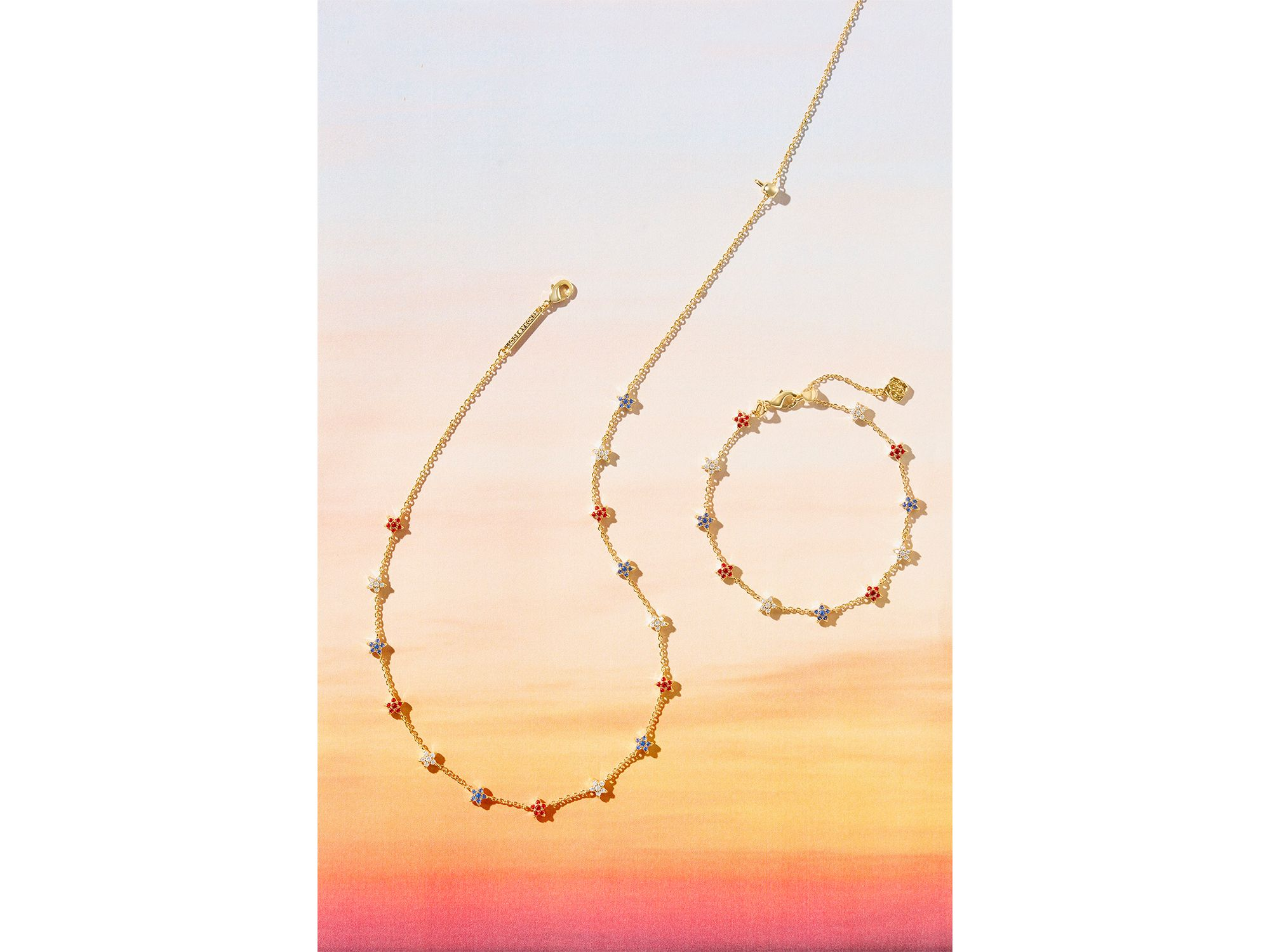 Sierra Star Crystal Delicate Chain Bracelet — Image 3