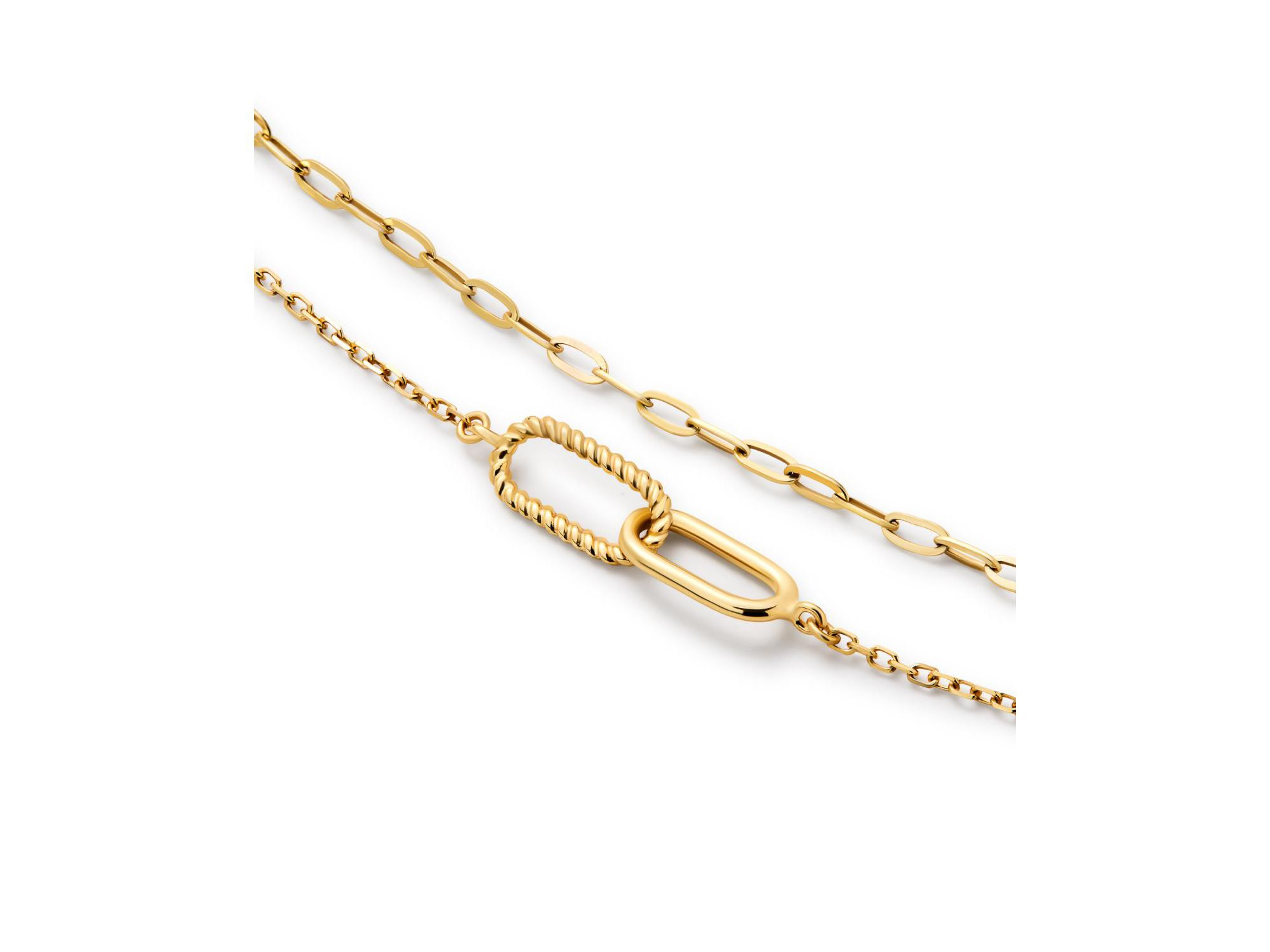 Gold Bracelet Set - Gold Link Bracelet Set — Image 5