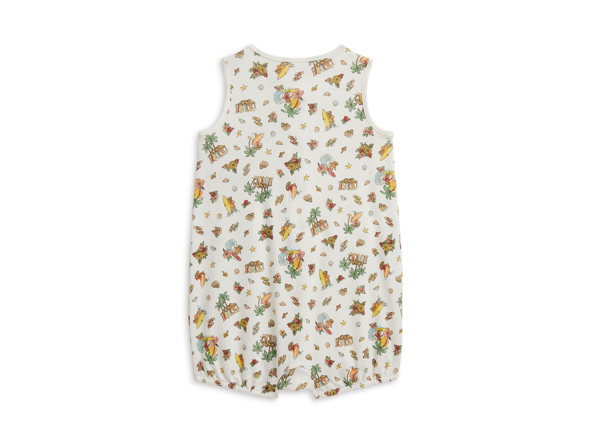 Boys' Polo Bear Cotton Bubble Shortall - Baby — Image 3