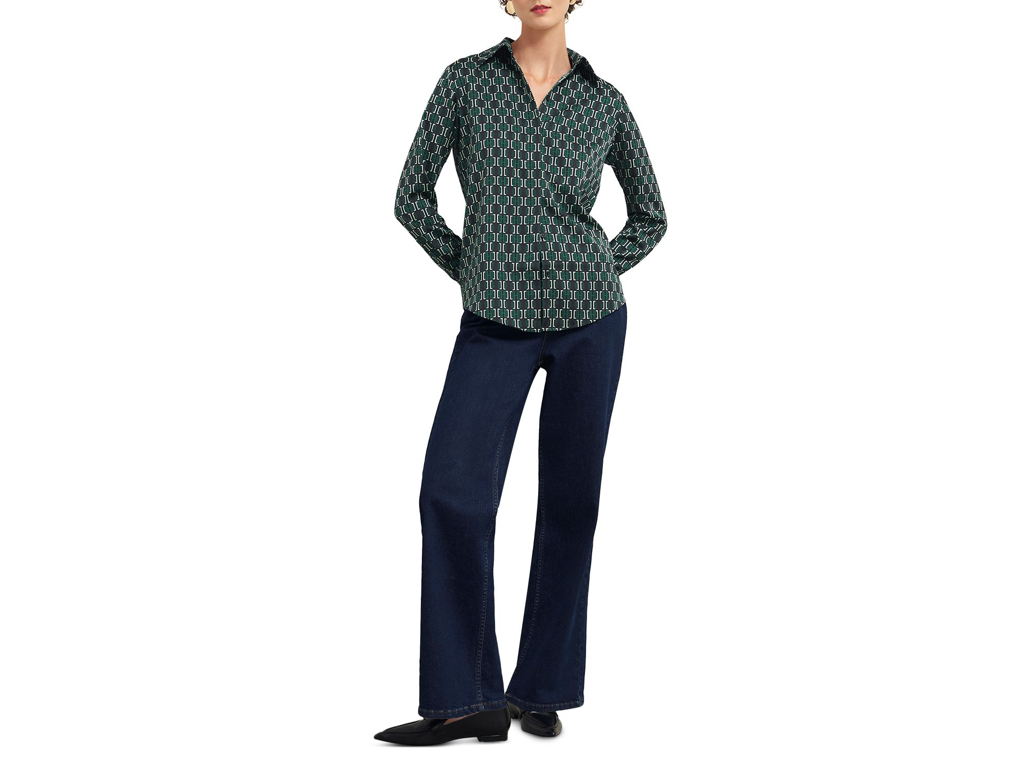 Finwell Satin Blouse — Image 7