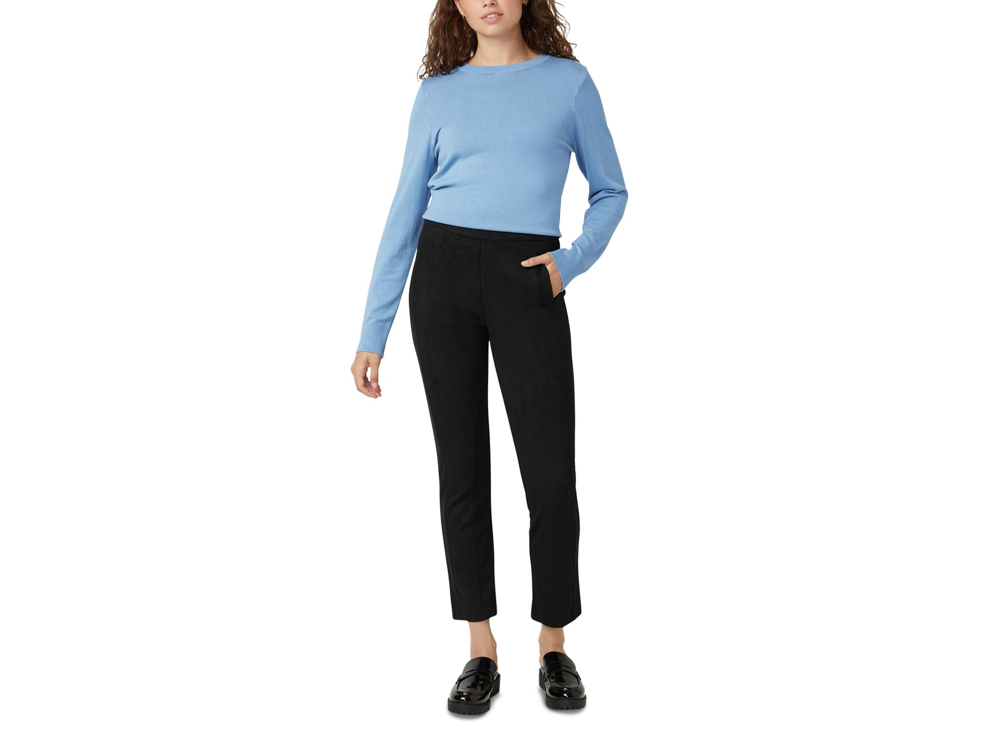Ride Or Die Faux Suede Pants — Image 4