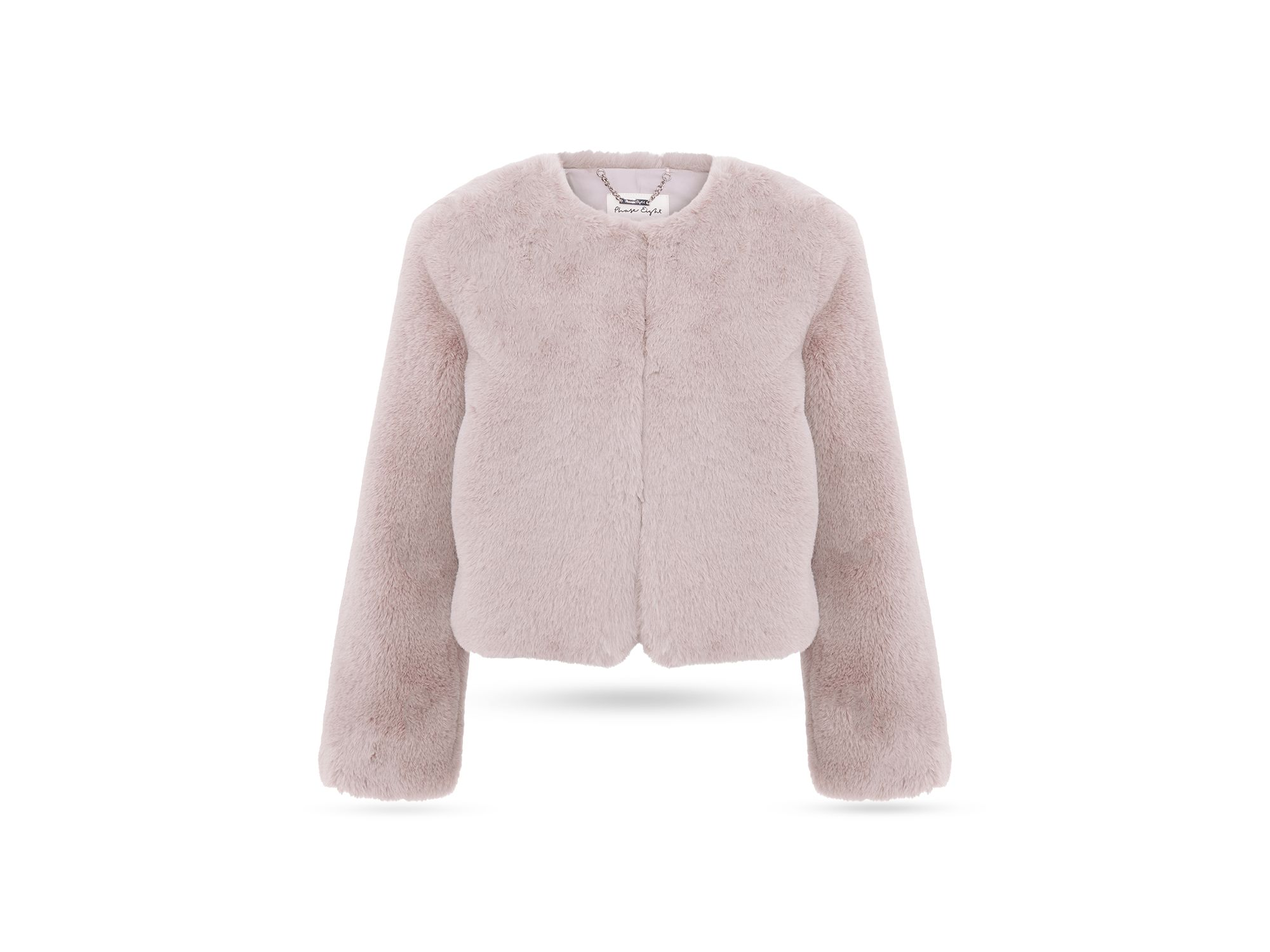 Crystal Faux Fur Coat — Image 7