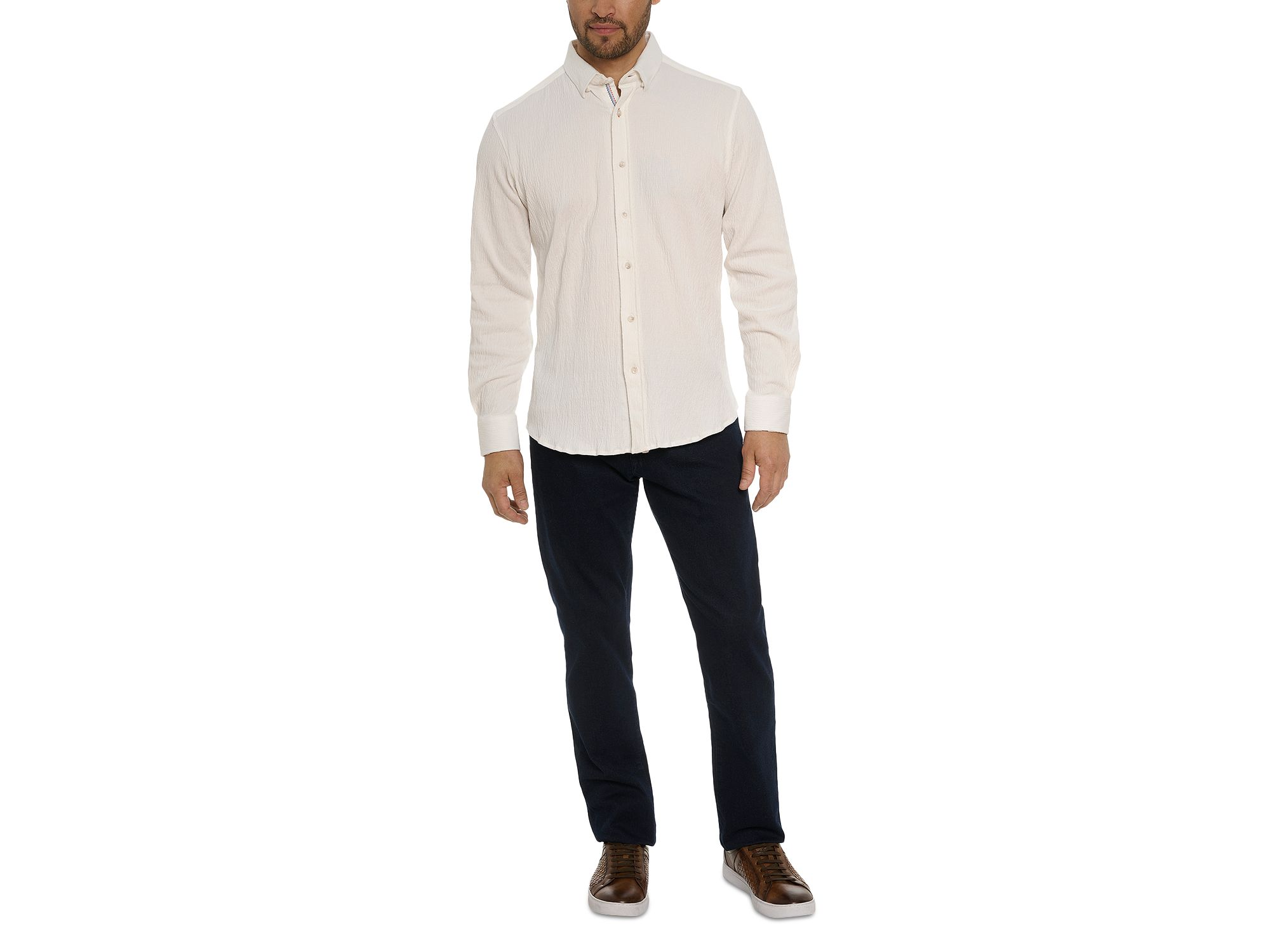 Hammond Button Down Textured Shirt — Image 6