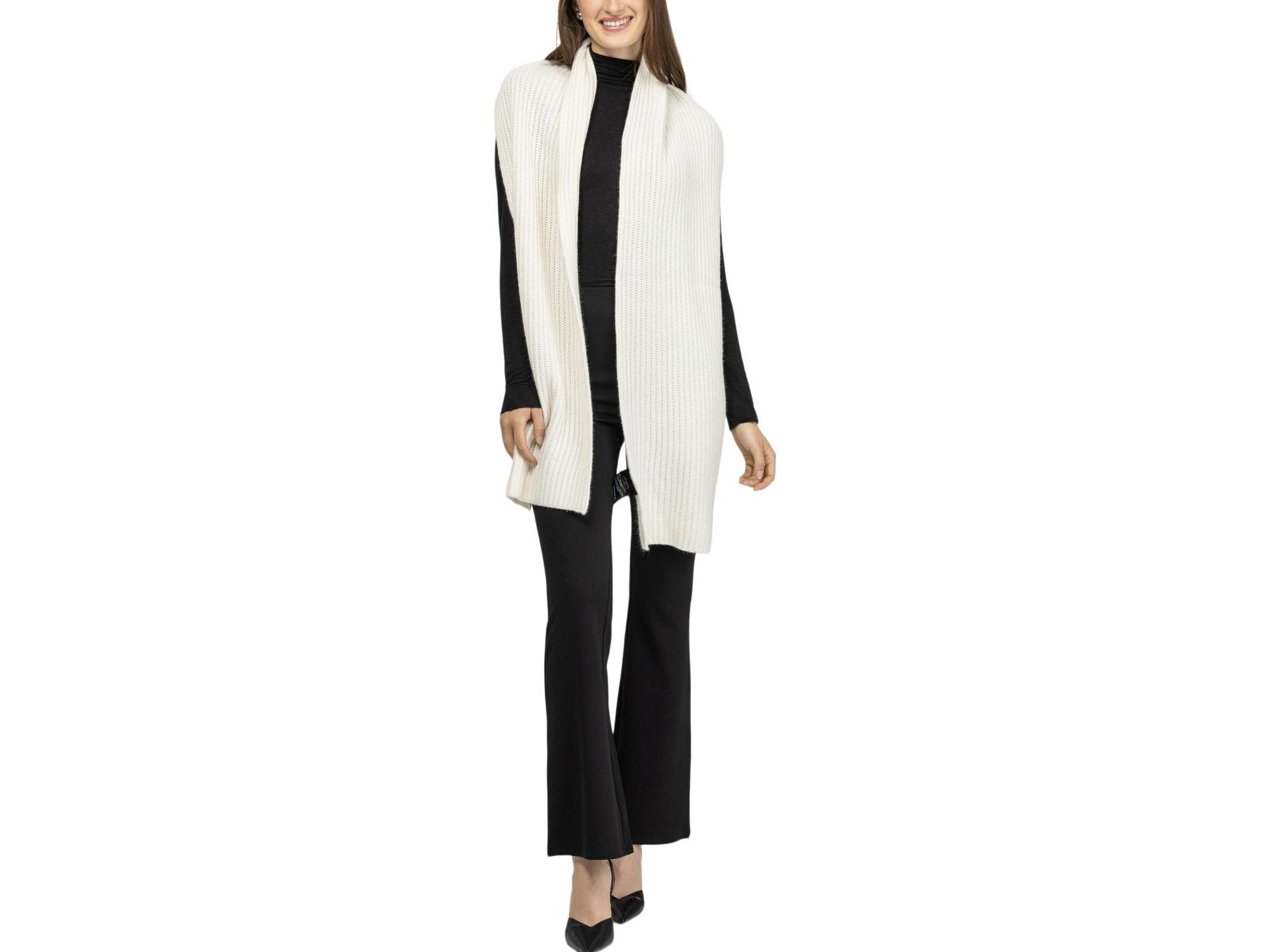 Select Cashmere Knit Scarf — Image 5