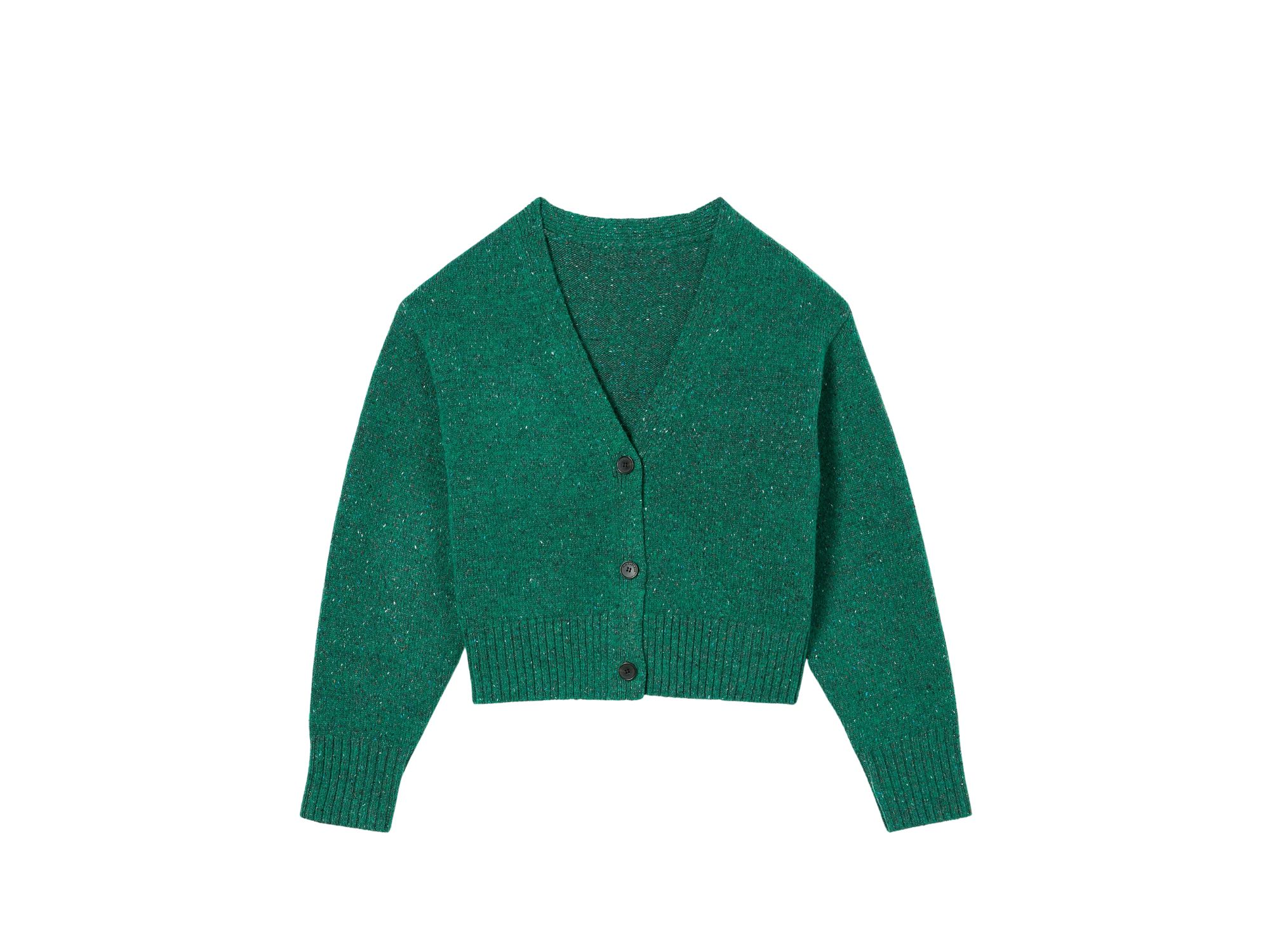 Delina Confetti Wool Cardigan — Image 4
