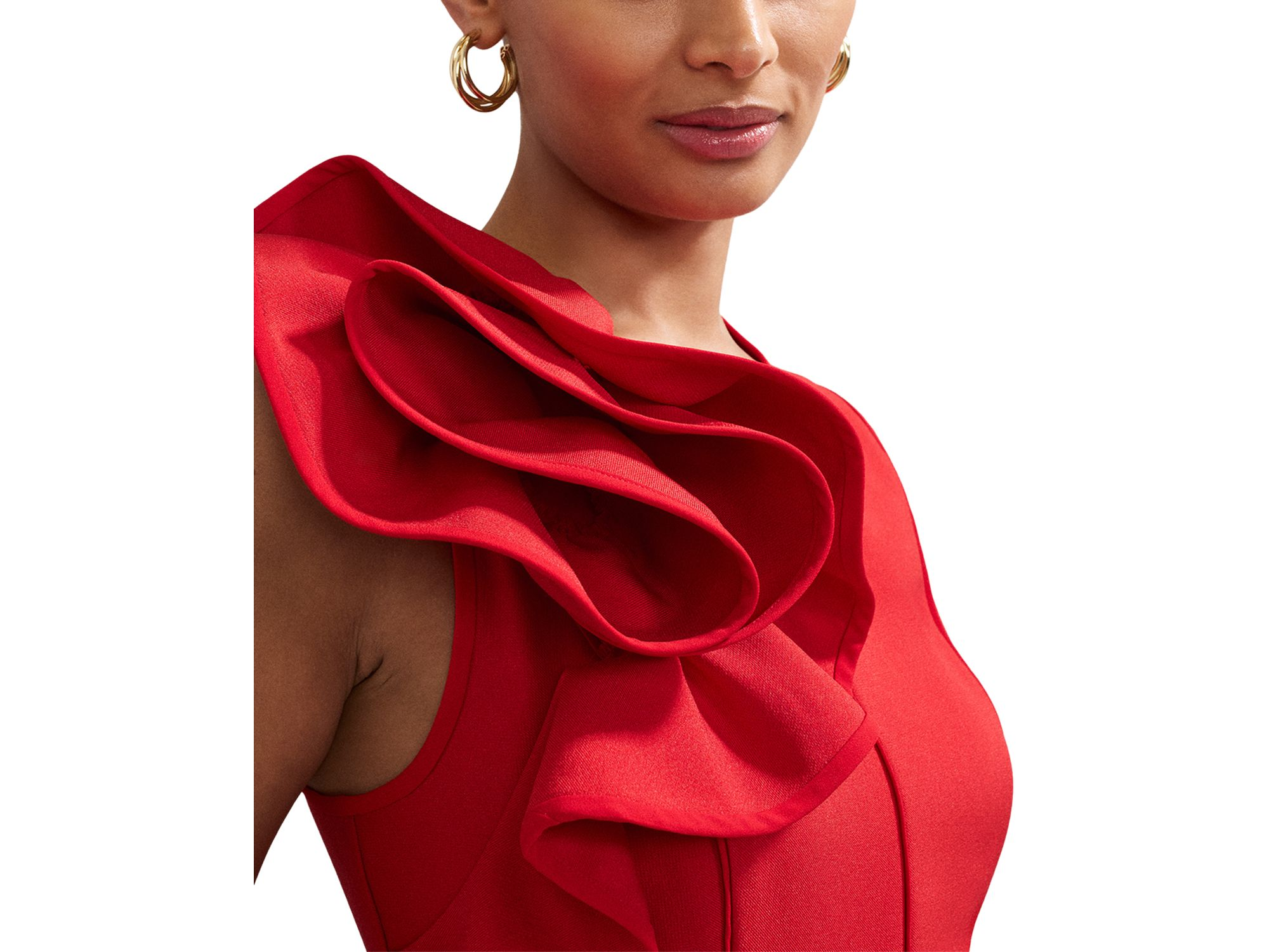 Tyra Ruffle Trim Dress — Image 3