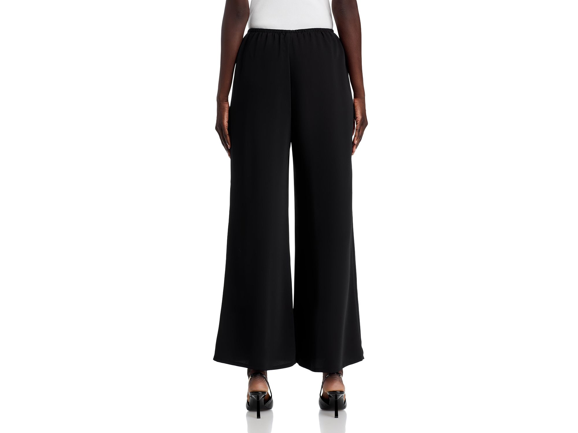 Crepe Wide Leg Pants — Image 6