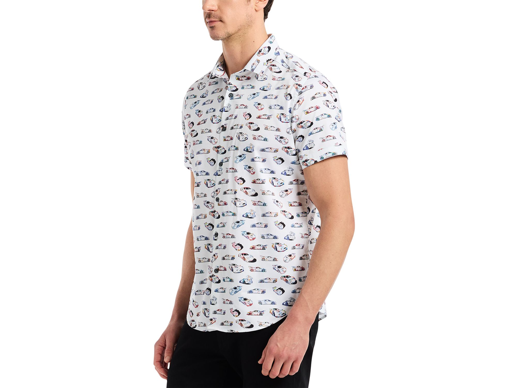 Neon Wheels Button Down Shirt — Image 5