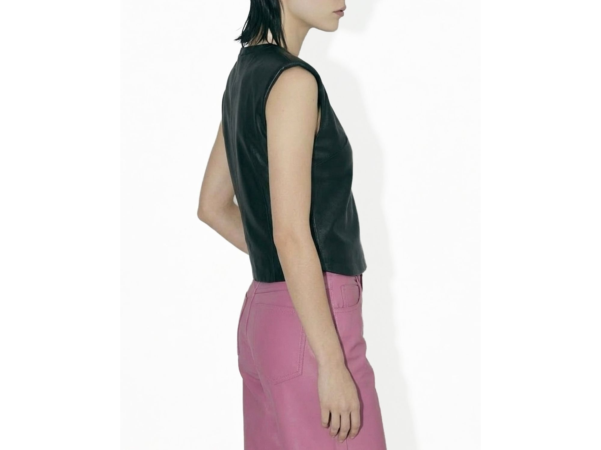 Blaze Recycled Leather Tee — Image 3