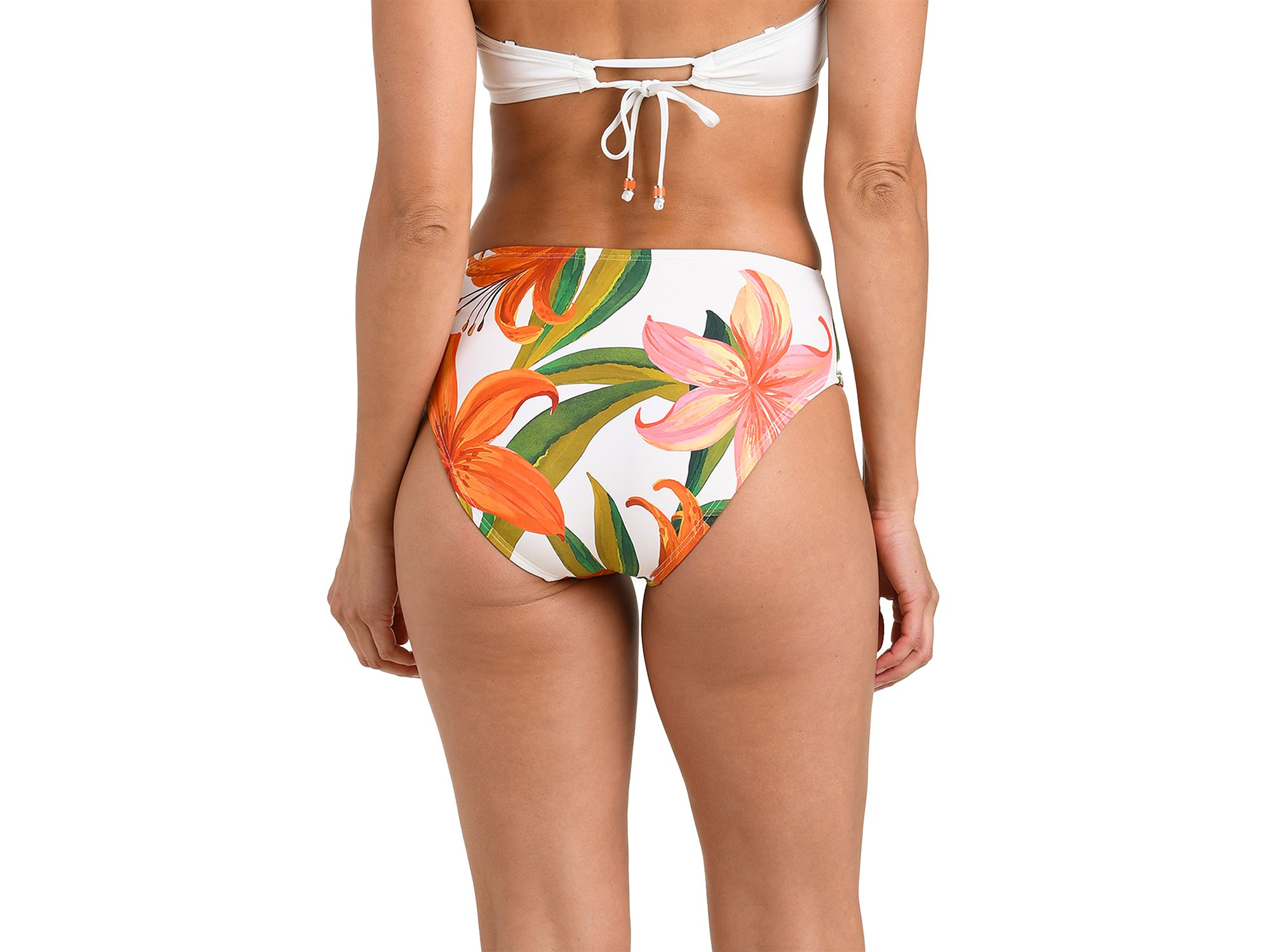 Jungle Blossoms Mid Rise Bikini Bottom — Image 4