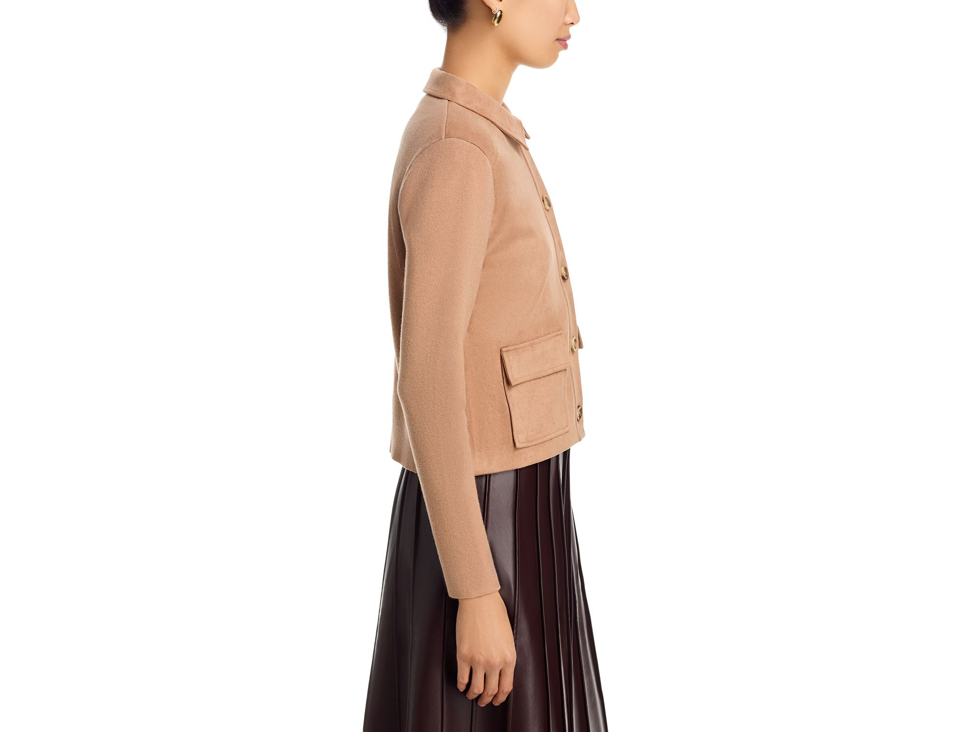 Faux Suede Jacket — Image 5