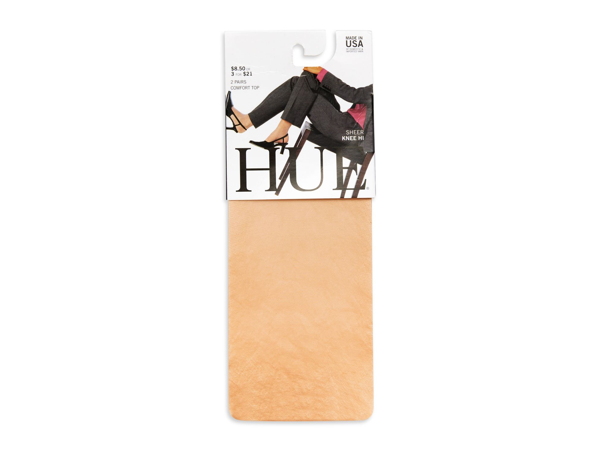 Sheer Knee-High Socks, Set of 2 — Image 3