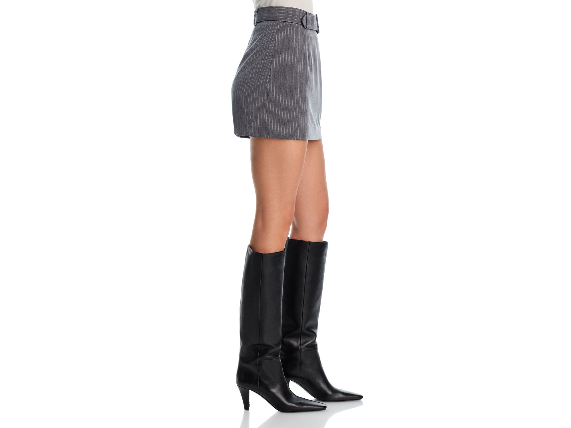 Minka Pinstriped Skirt — Image 4