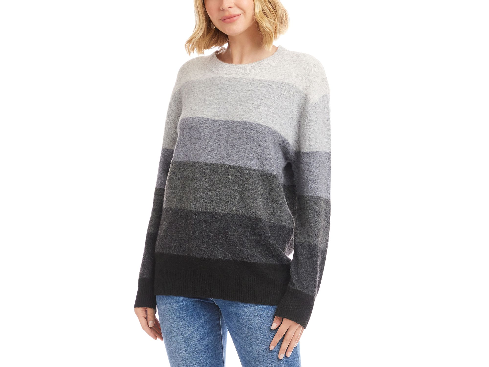 Ombré Striped Sweater — Image 3