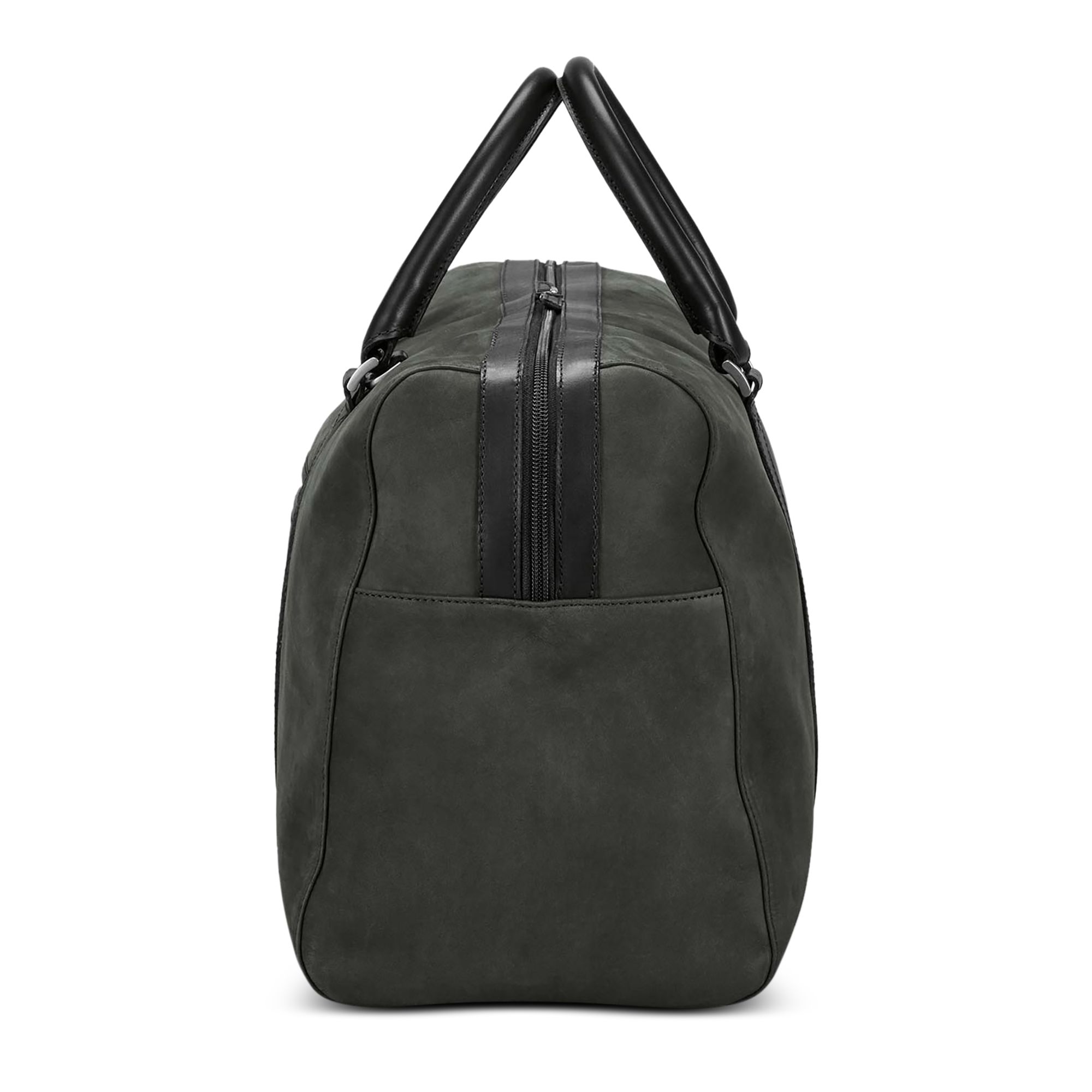 Compact Leather Weekender Bag — Image 6