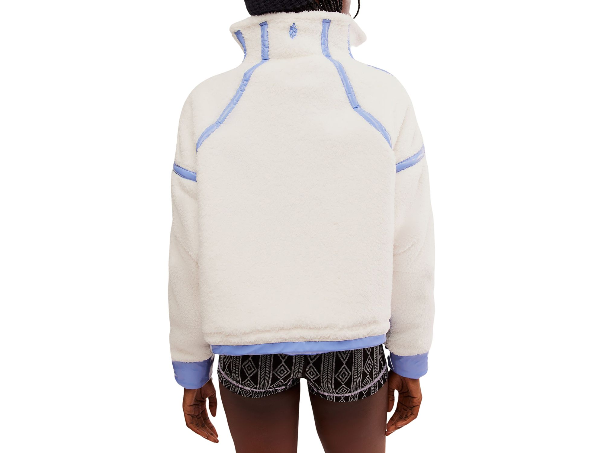 Mountain High Shine Half Zip Sweatshirt — Image 4