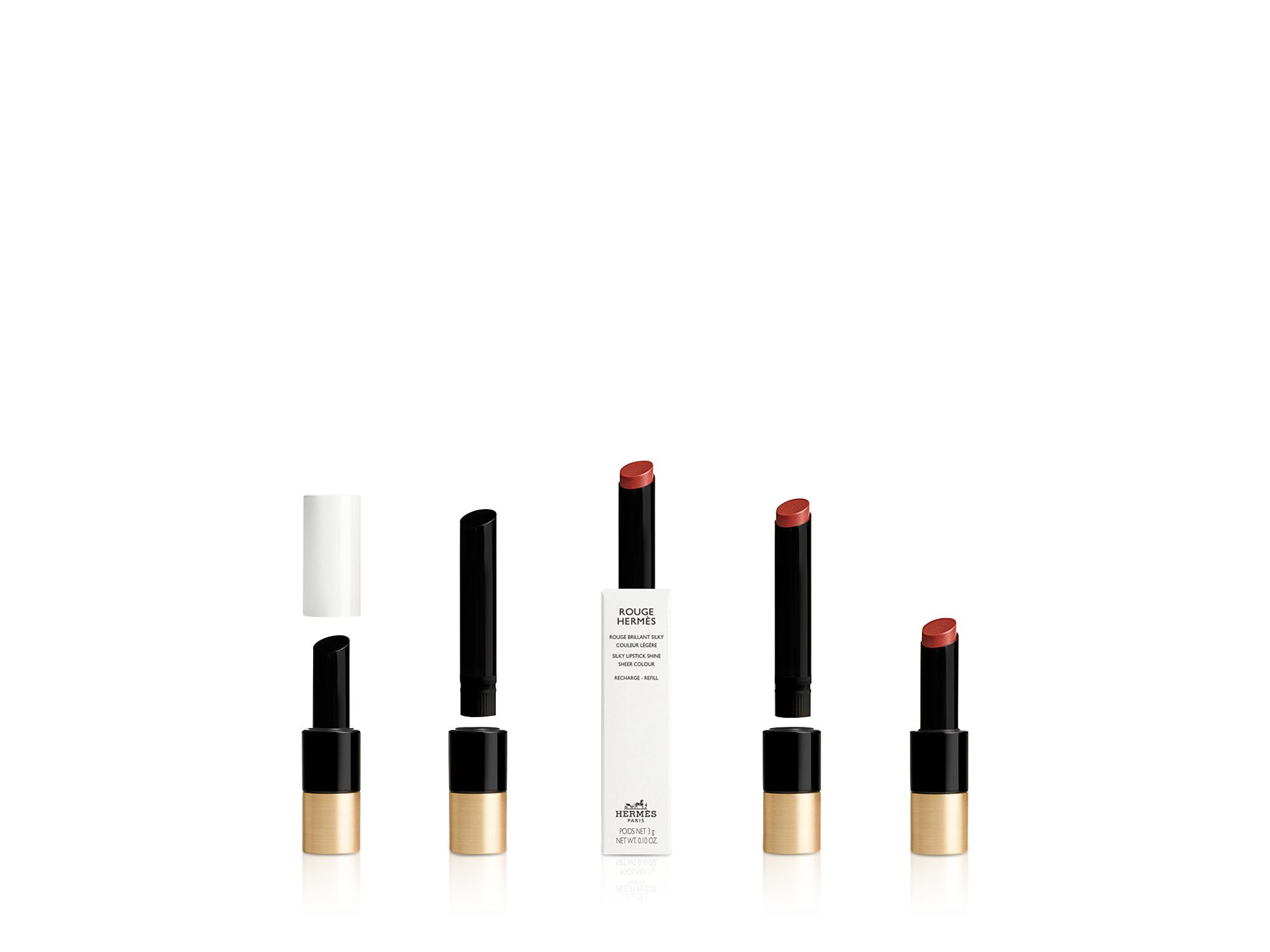 Rouge Hermès Silky Lipstick Shine & Refill — Image 7