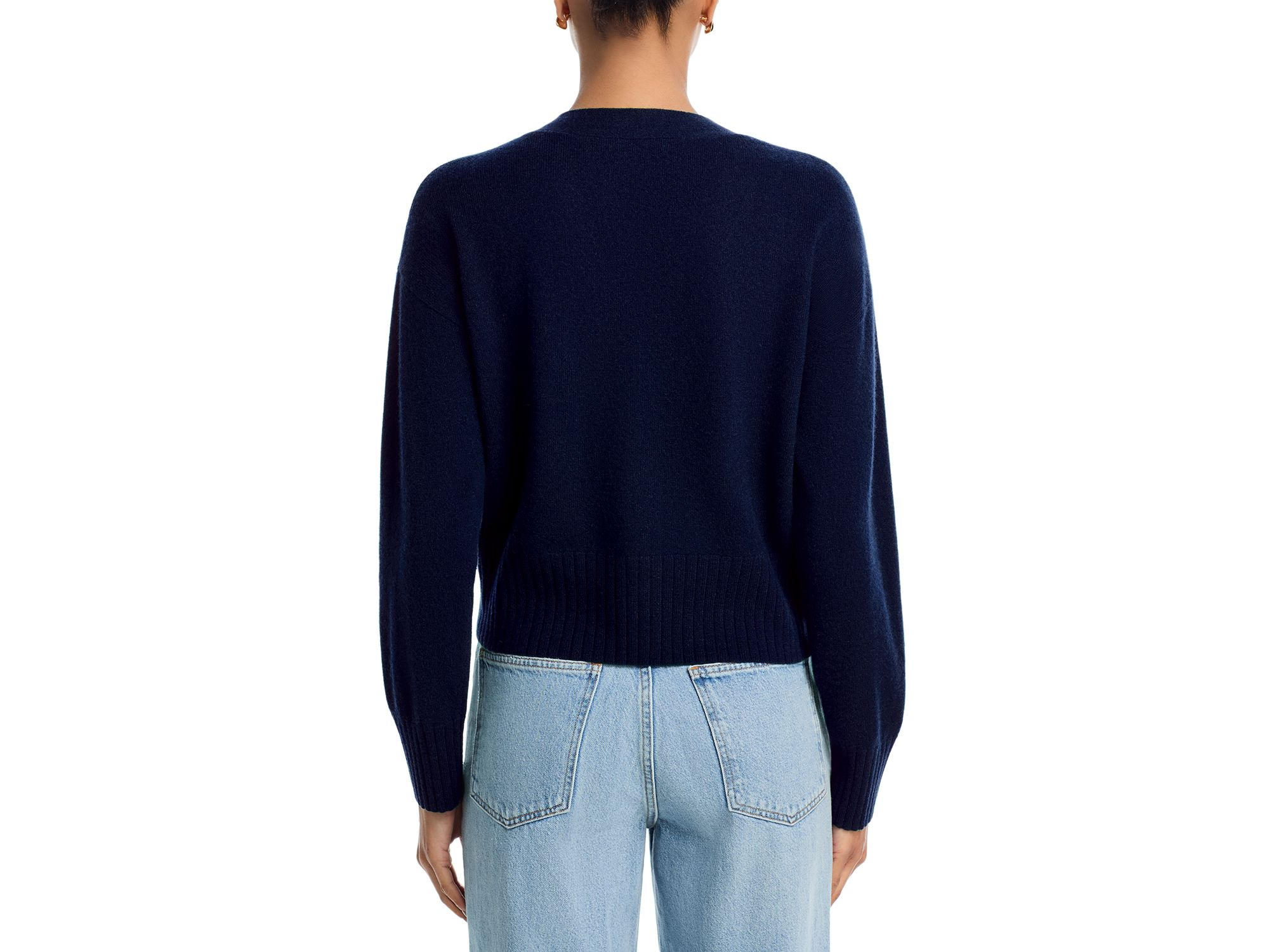 100% Cashmere V Neck Cardigan - Exclusive — Image 3