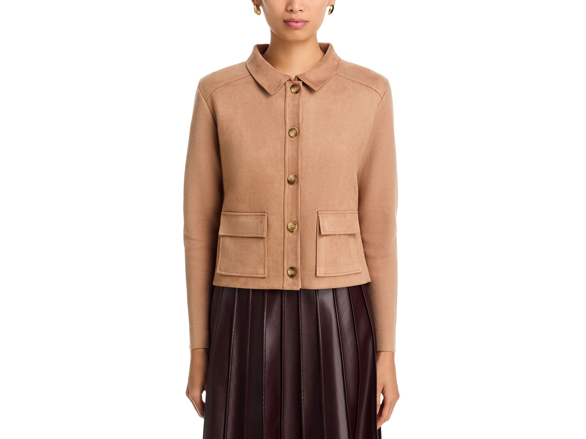 Faux Suede Jacket — Image 4