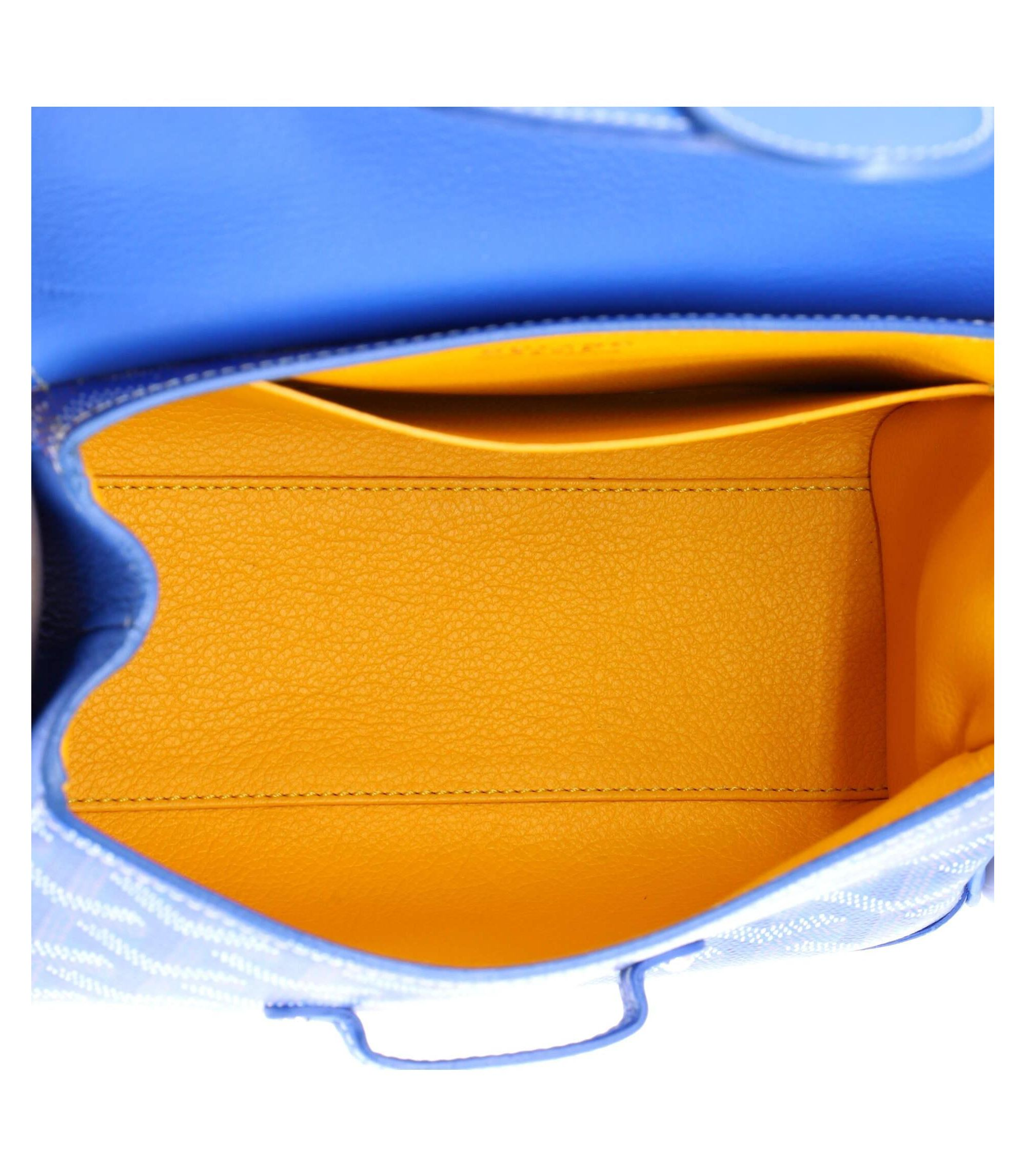 Mini Saigon Top Handle Bag Coated Canvas with Leather — Image 3
